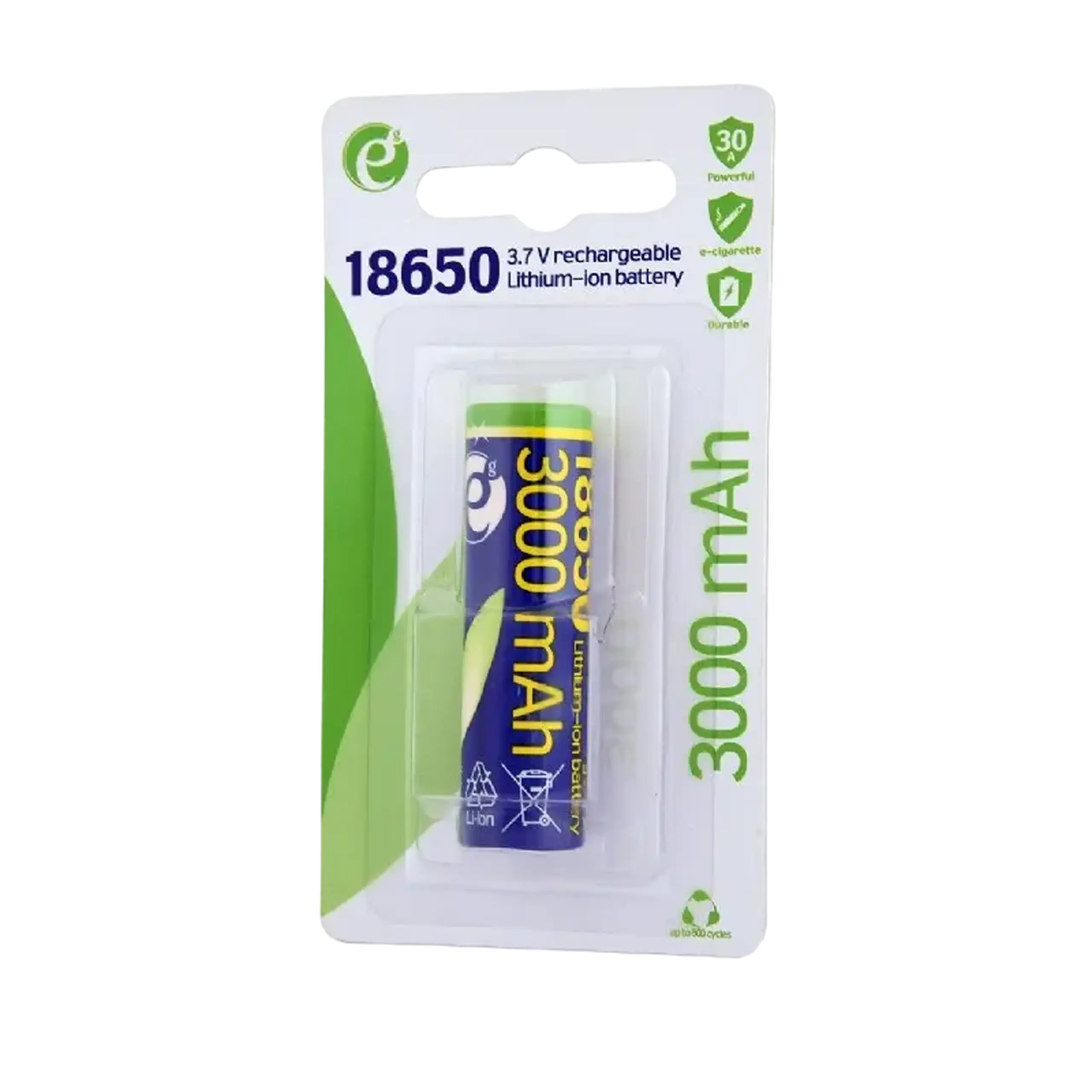 Baterii Energenie EG-BA-18650-10C/3000, 3000mAh, 1buc.