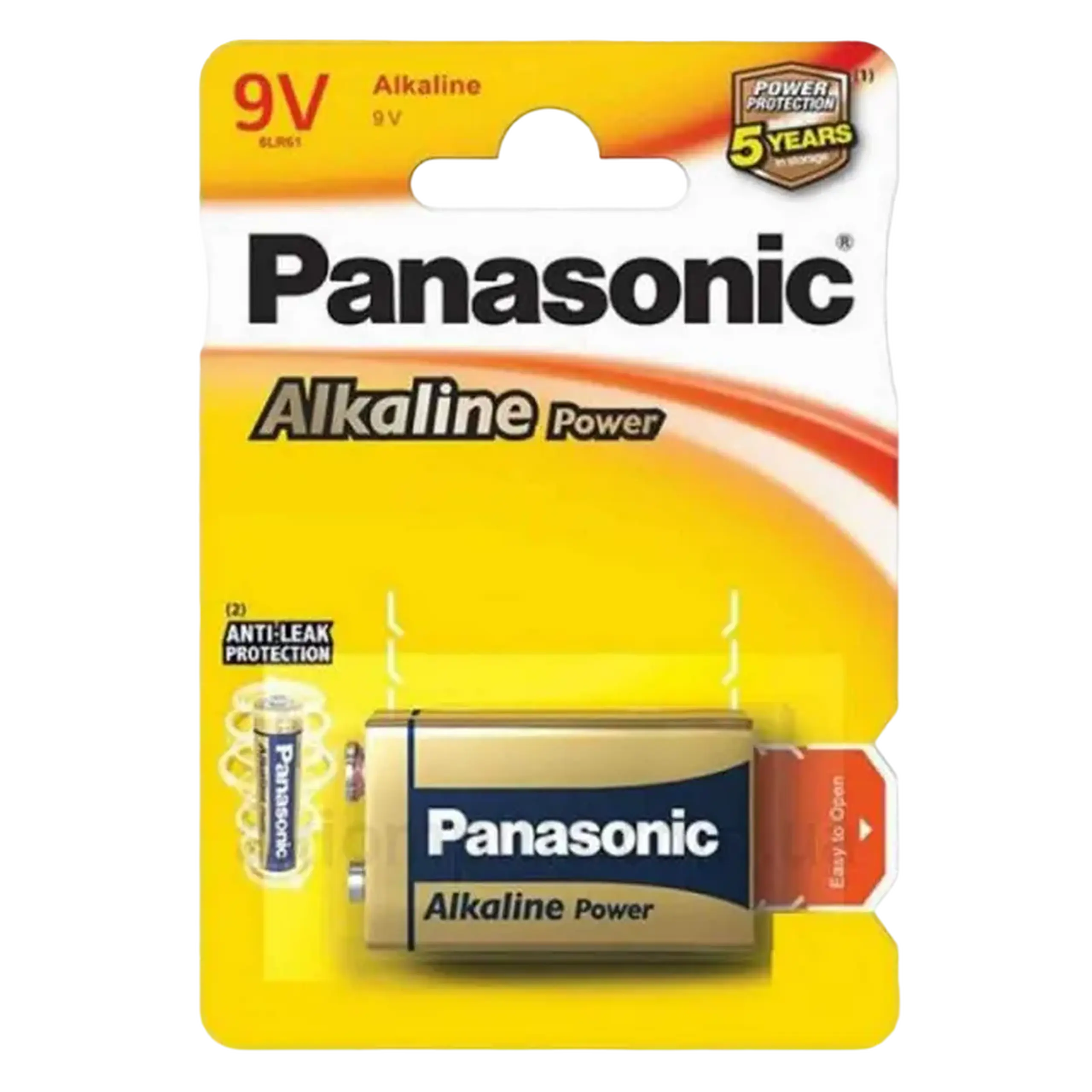 Baterie dreptunghiulară Panasonic 6LR61REB, Crona, 1buc.