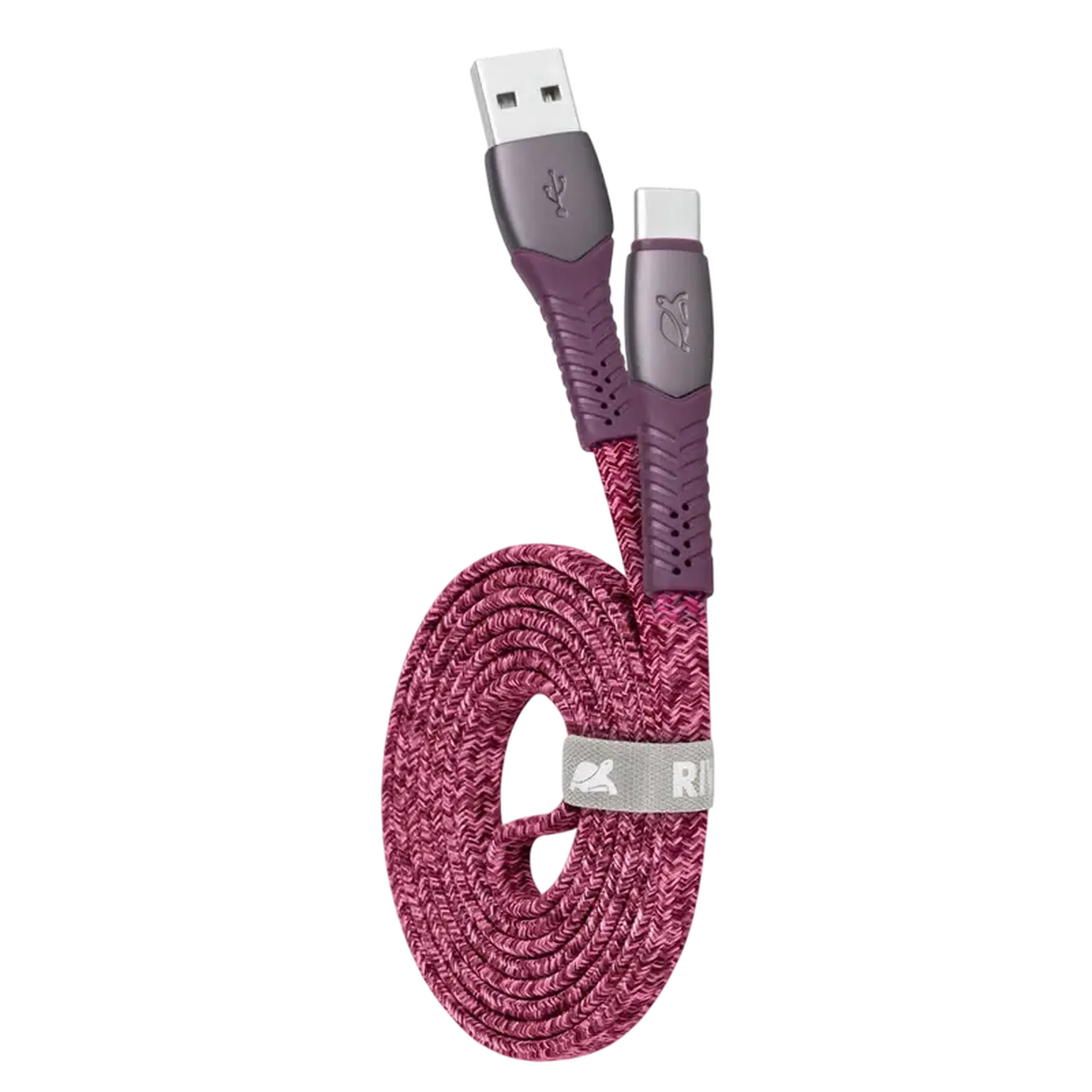 Cablu încărcare și sincronizare Rivacase PS6102 RD12, USB Type-A/USB Type-C, 1,2m, Roșu