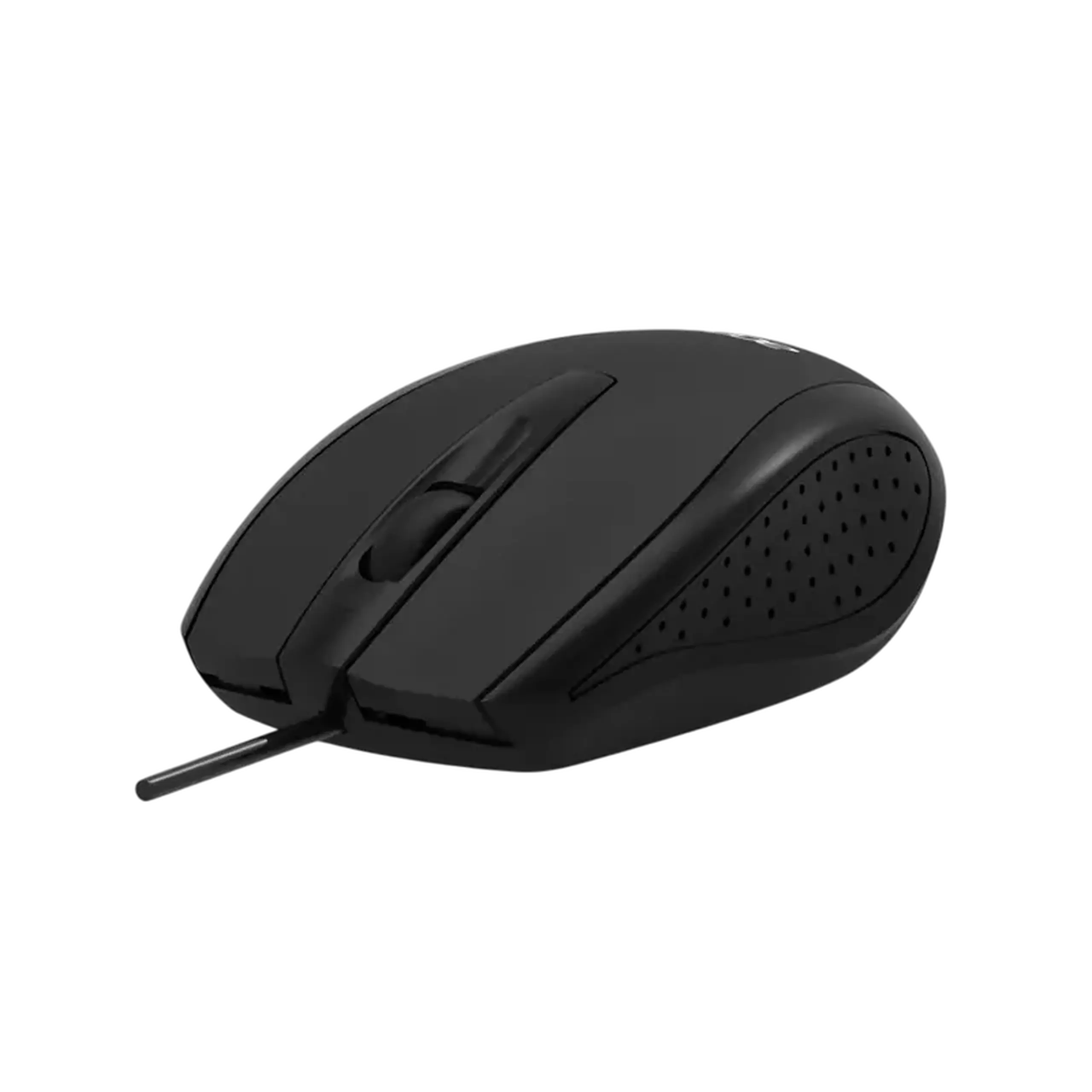 Mouse Acer cu fir optic, 1200 dpi, 3 butoane, Ambidextru, 1,5 m, USB, Negru