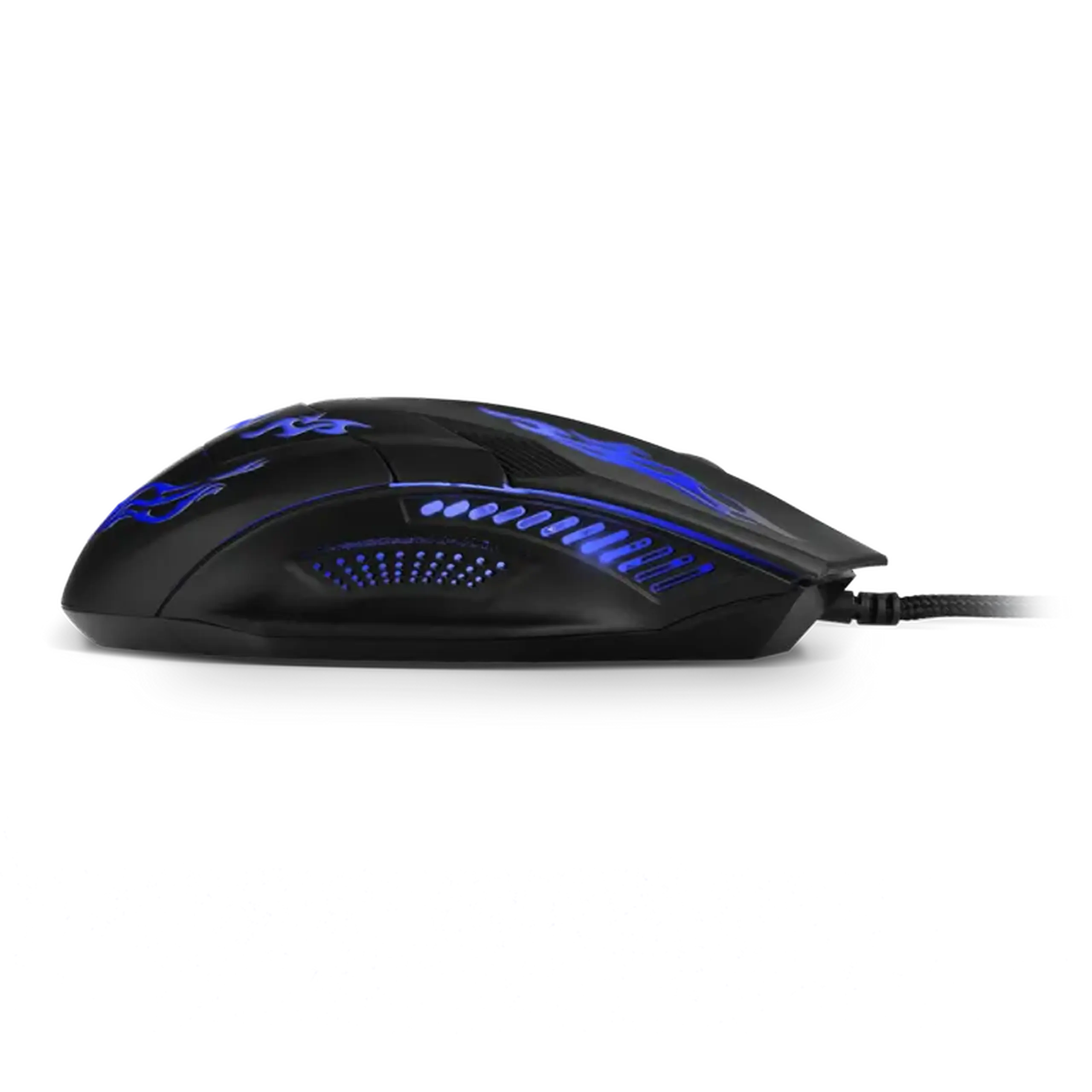 Mouse pentru jocuri SVEN RX - G720, 1200 - 3200 dpi, 6 butoane, 109 g., Ergonomic, Silențios, Soft Touch, Iluminare de fundal