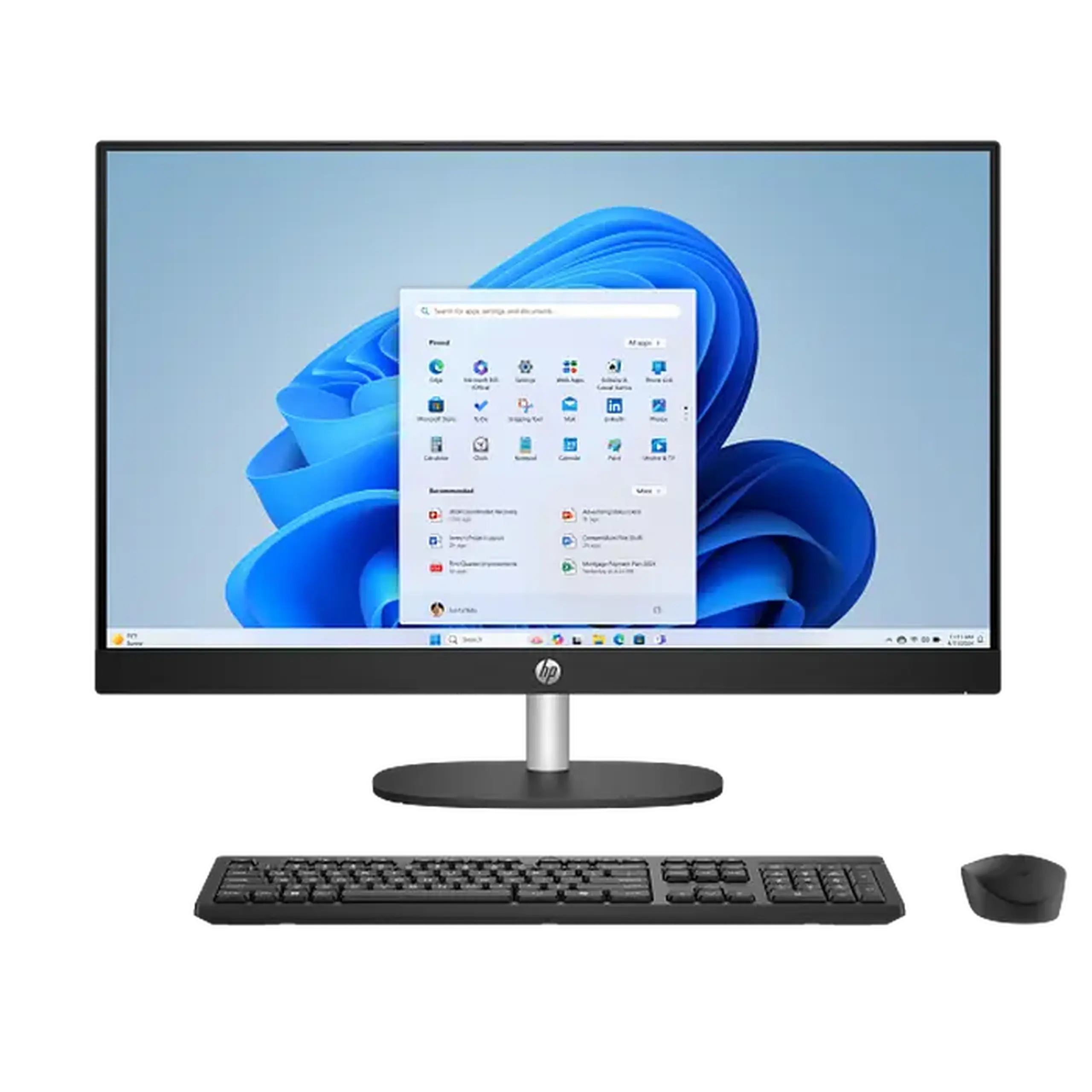 HP AIO AI 27 - cr2107ci negru (27 inchi FHD IPS 5 225U 1,5 - 4,8 GHz, 16 GB, 512 GB SSD, Wireless KB&MS, F