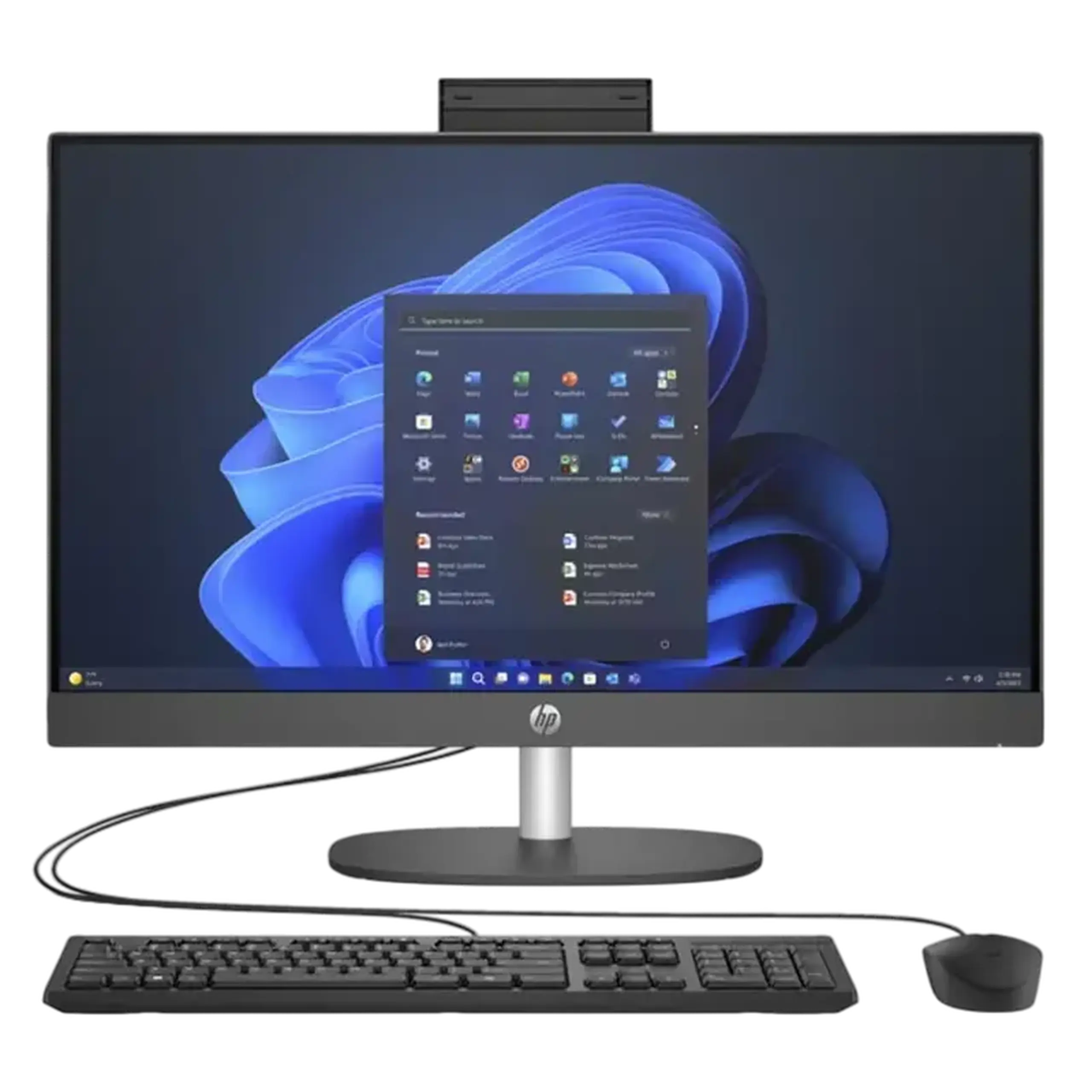 Computer All-in-One HP ProOne 240 G10, 24", Intel Core 7 155U, 16GB/512GB, Windows 11 Pro, Negru