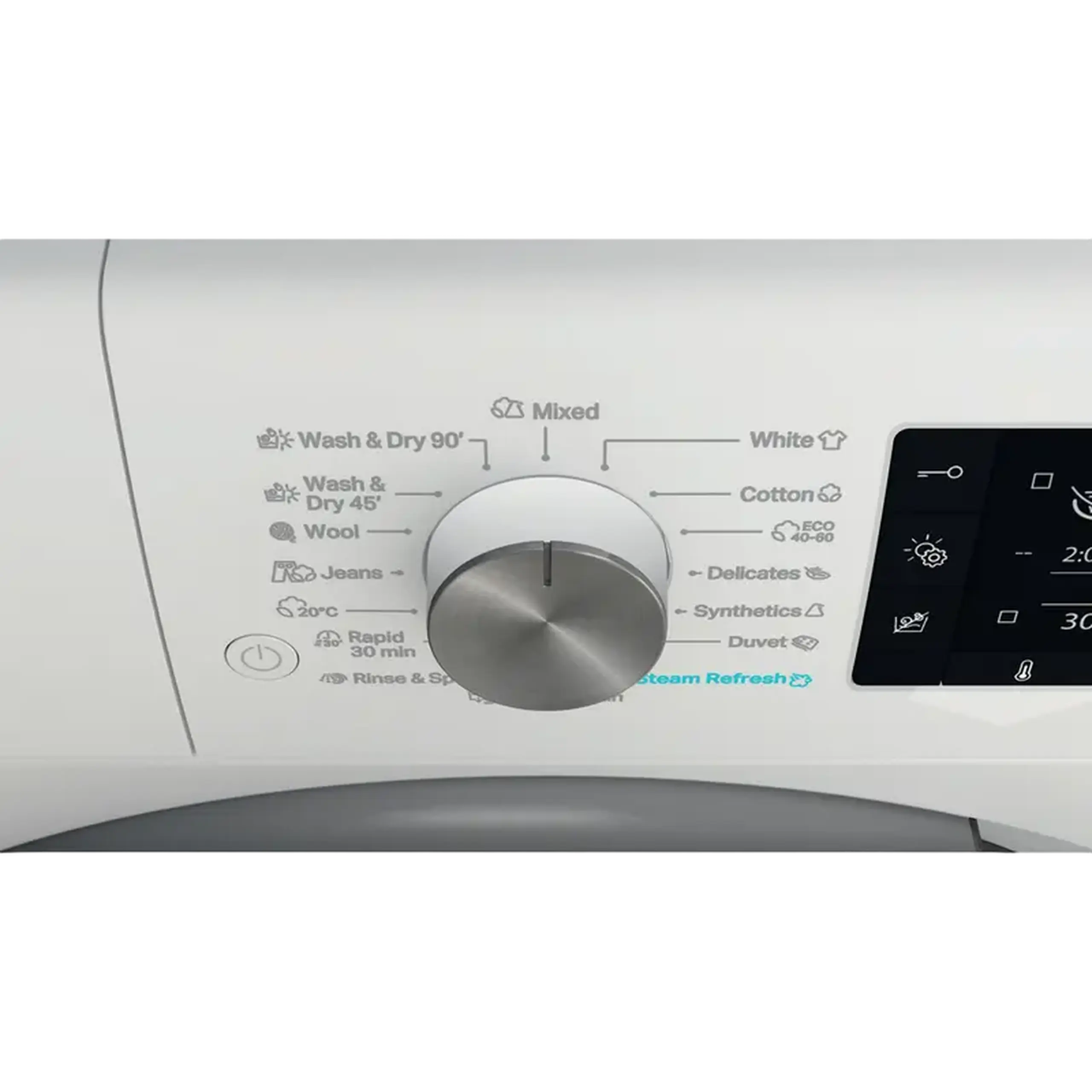 Mașină de spălat cu uscător Whirlpool FFWDD 1076258 SV EE, 10kg, Alb