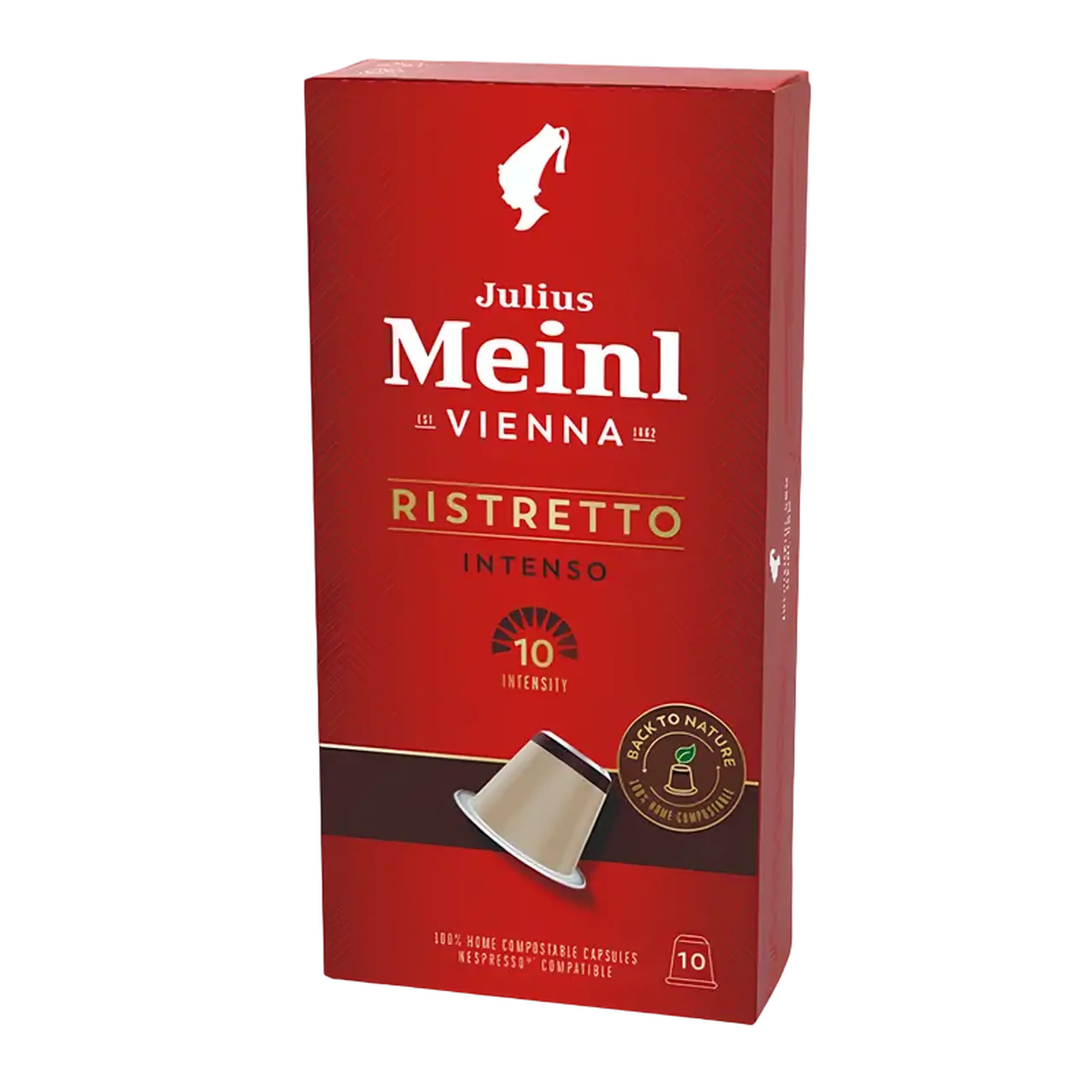 Cafea Julius Meinl Comp Ristretto intenso, 10 buc.