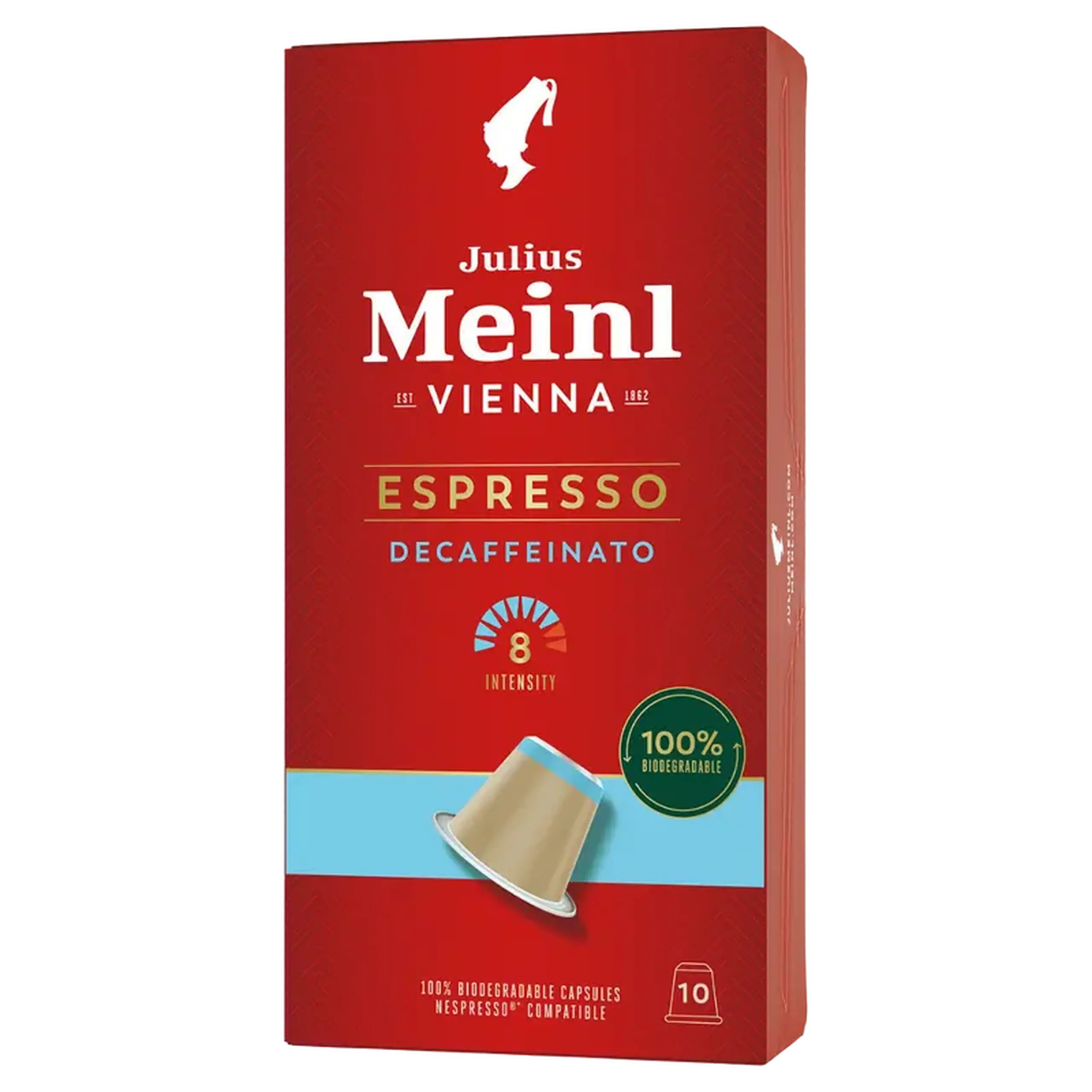 Cafea Julius Meinl Espresso Decaf, 10 buc