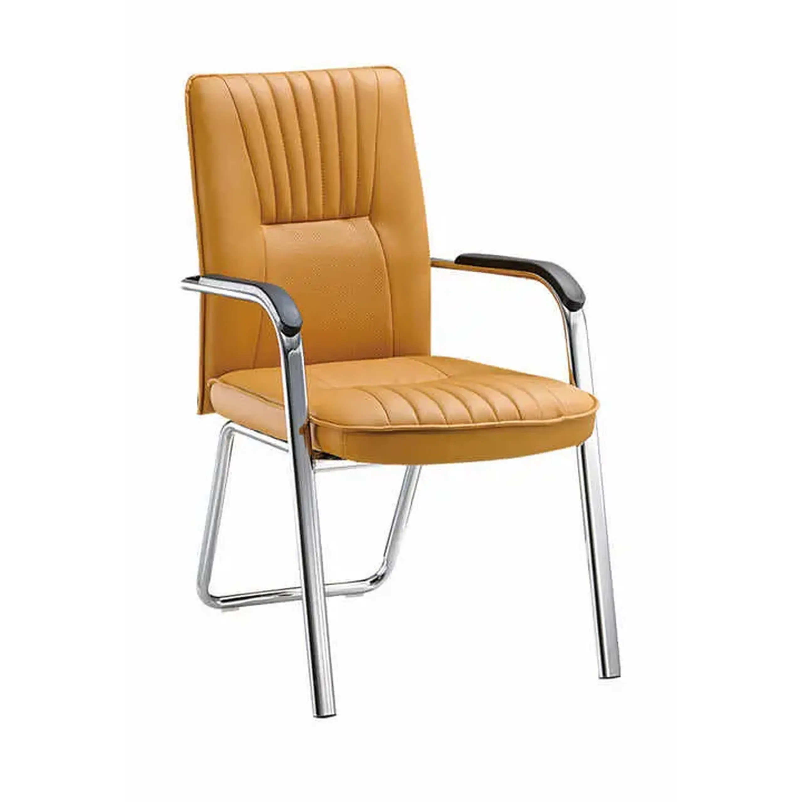 Scaun de birou 4home Essenza, piele, cadru metal, Negru