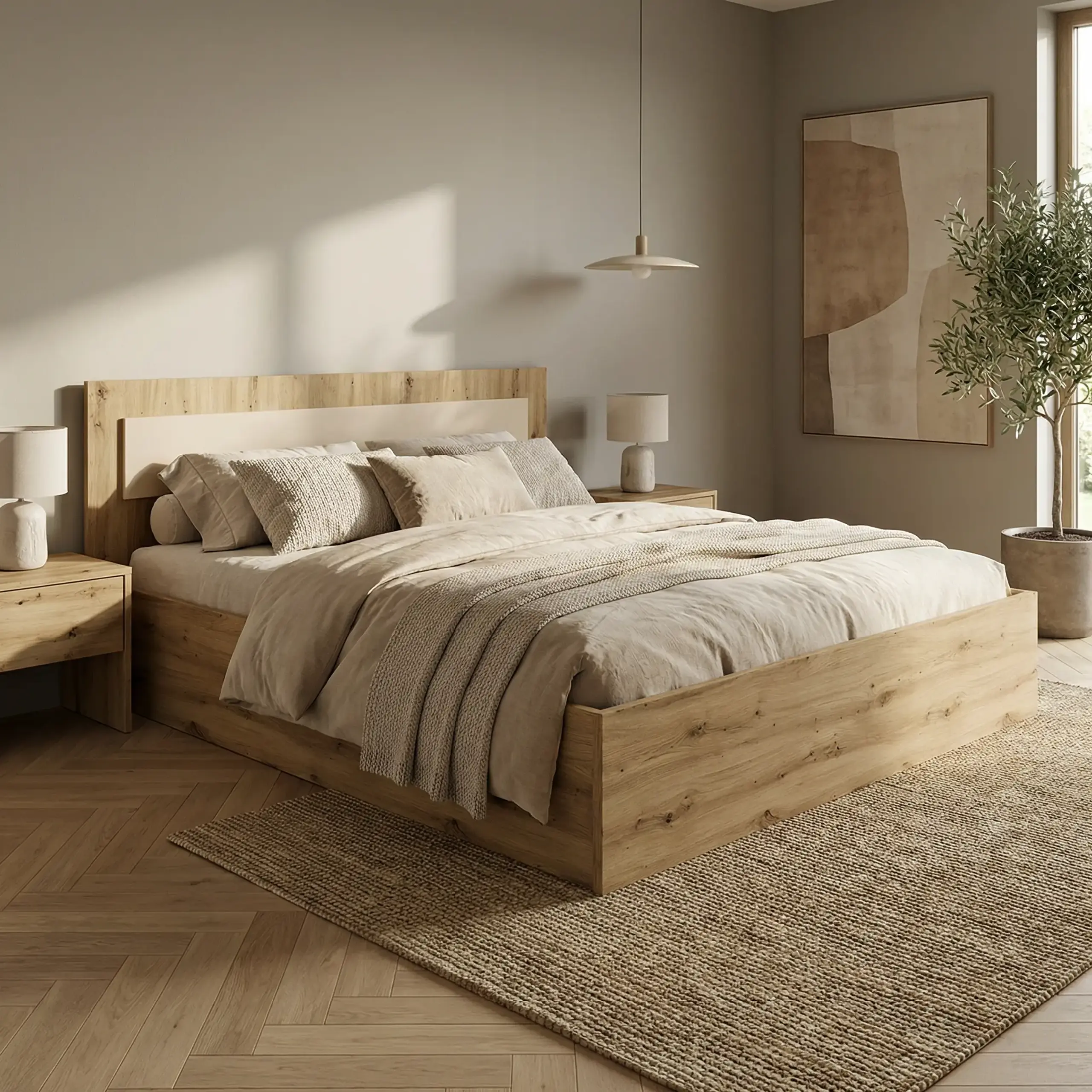 Pat 4home Viva, 160x200 cm, Stejar Craft Auriu/Satin