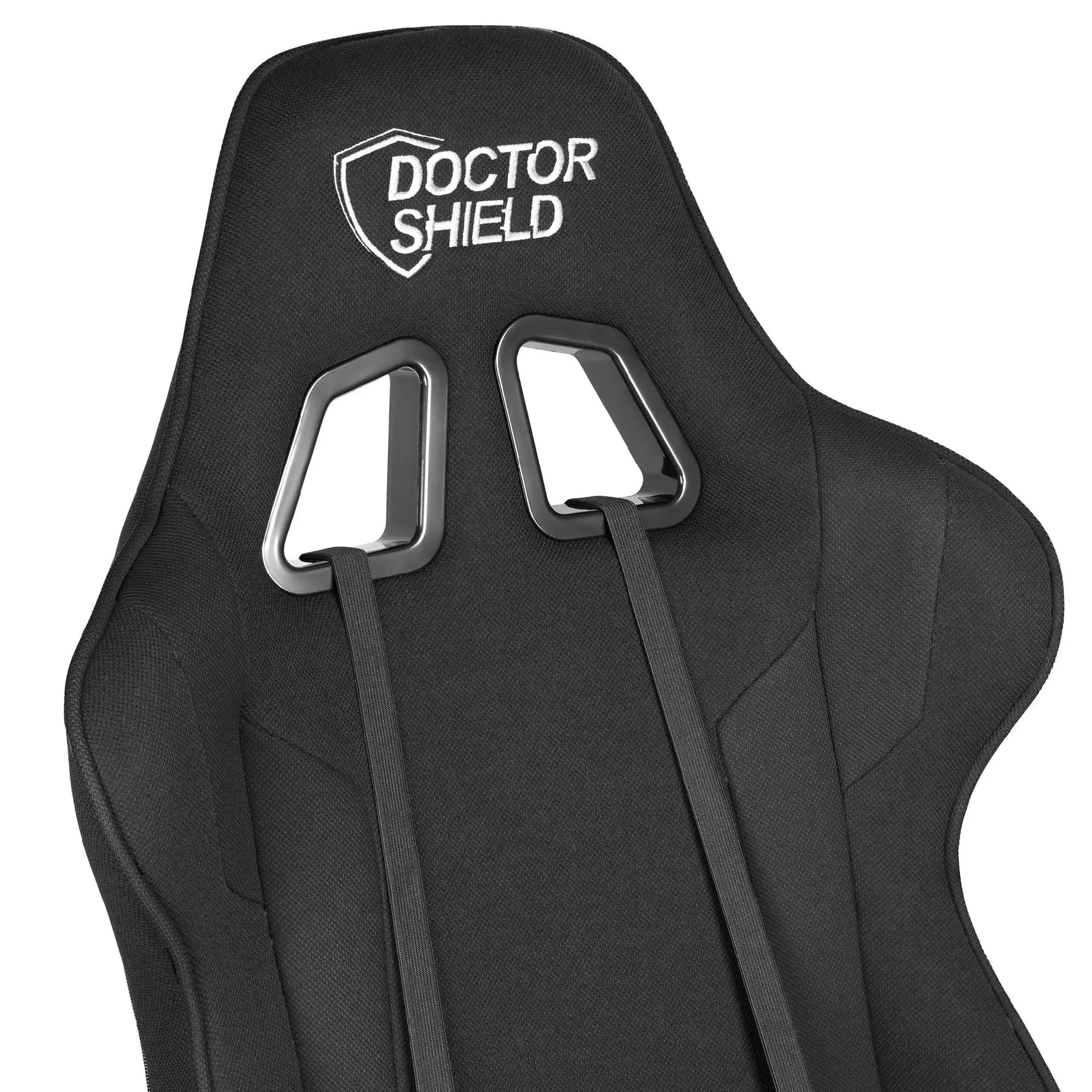 Scaun Gaming Profesional Dr.Shield Air Force, Cadru Metal, Material Textil - Negru