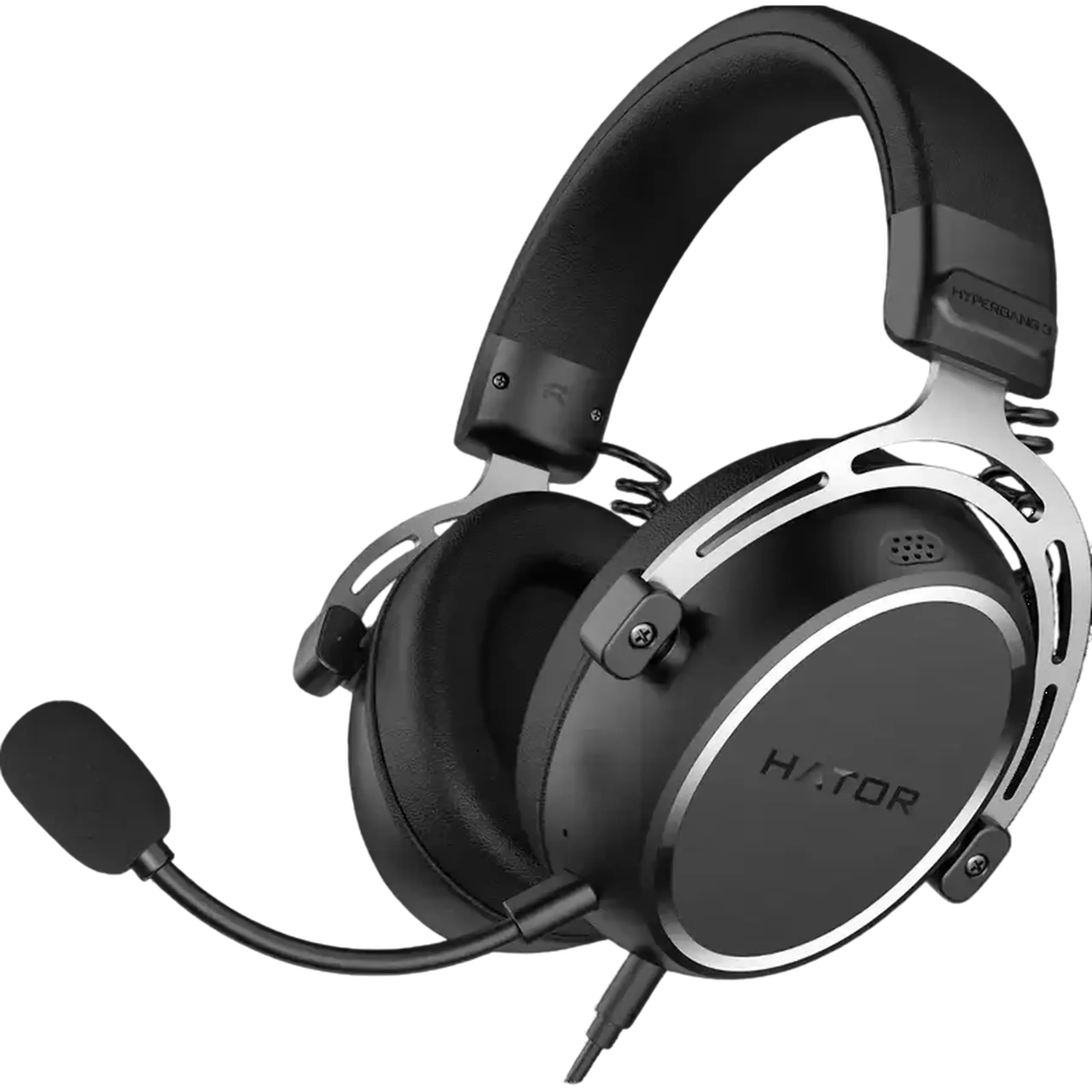 Căști de Gaming HATOR Hypergang 3 cu fir (ESH05) negru