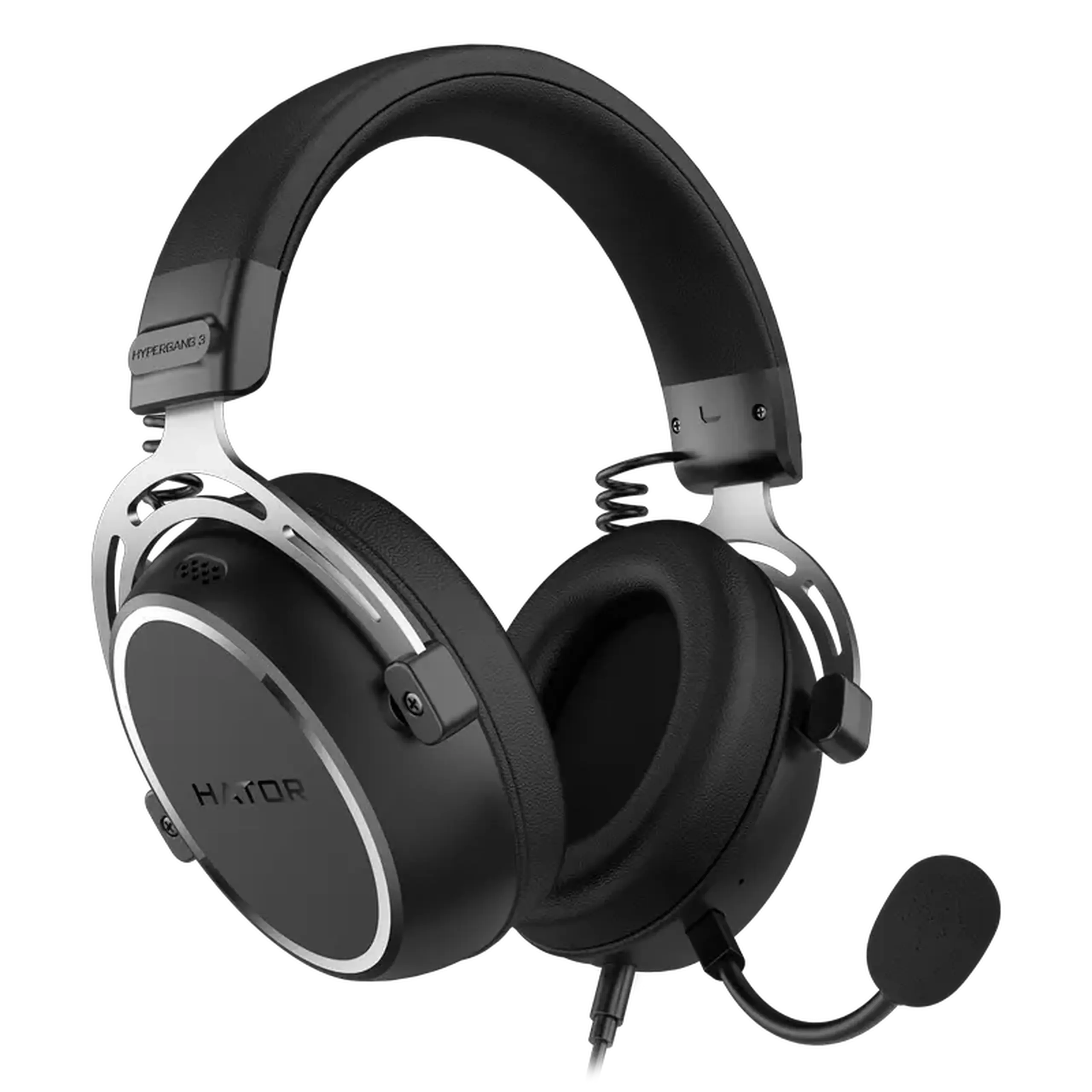Căști de Gaming HATOR Hypergang 3 cu fir (ESH05) negru