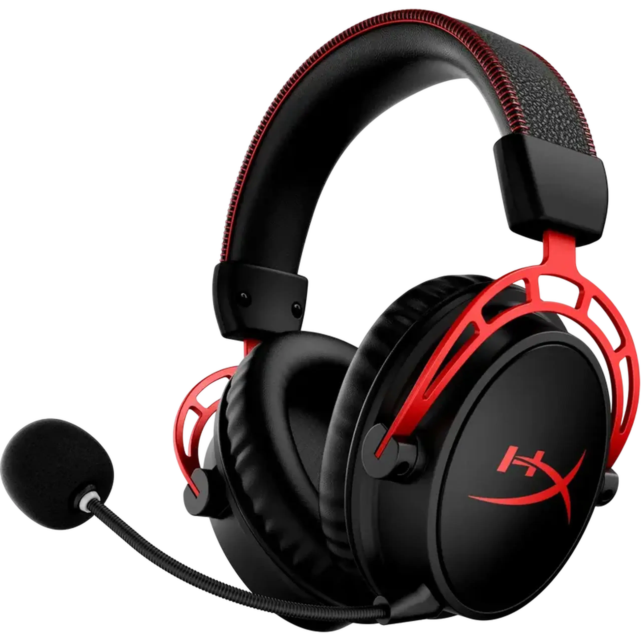 Căști gaming HyperX Cloud Alpha Wireless, Fără fir, Negru/Rosu