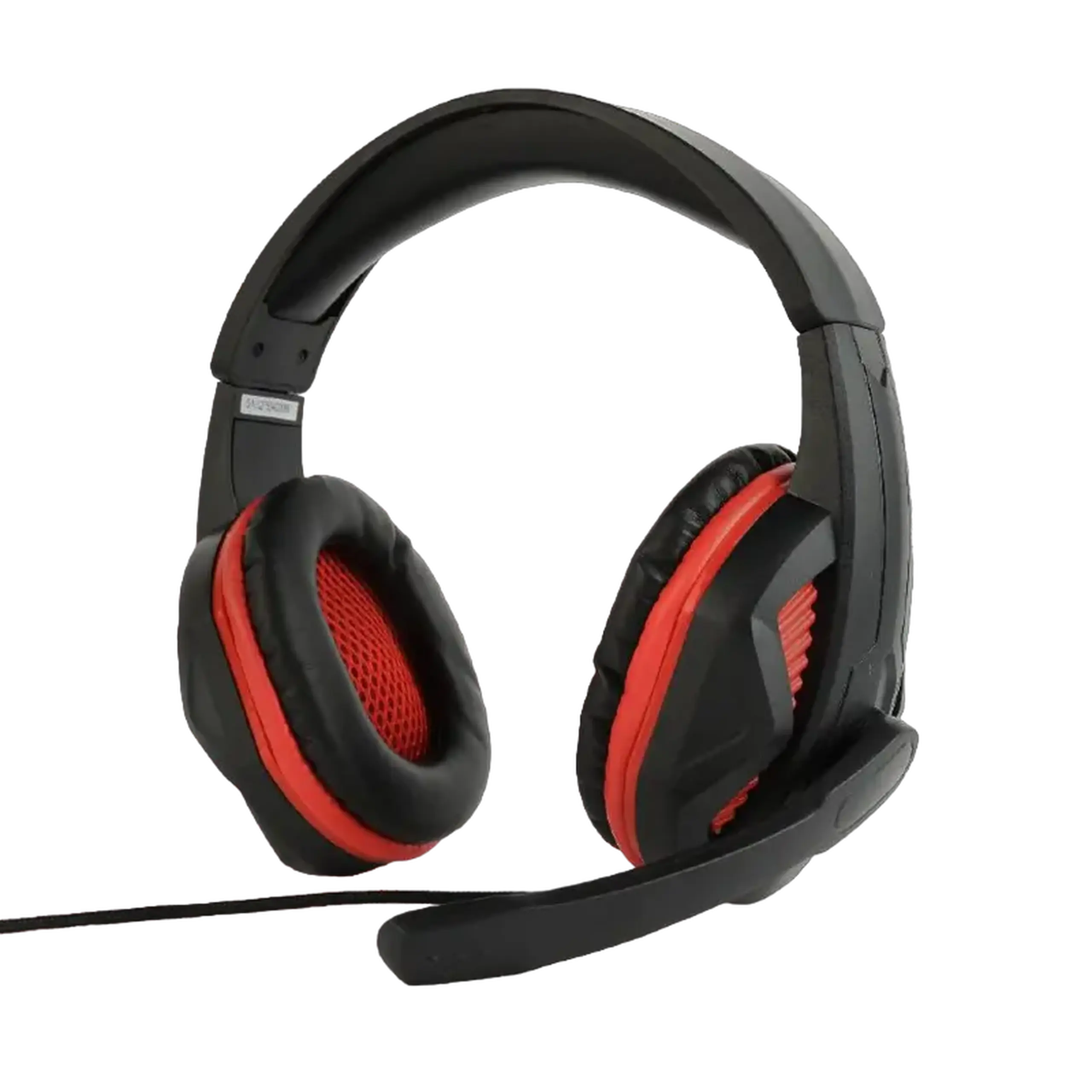 Căști gaming Gembird GHS-03, Cu fir, Negru/Roșu