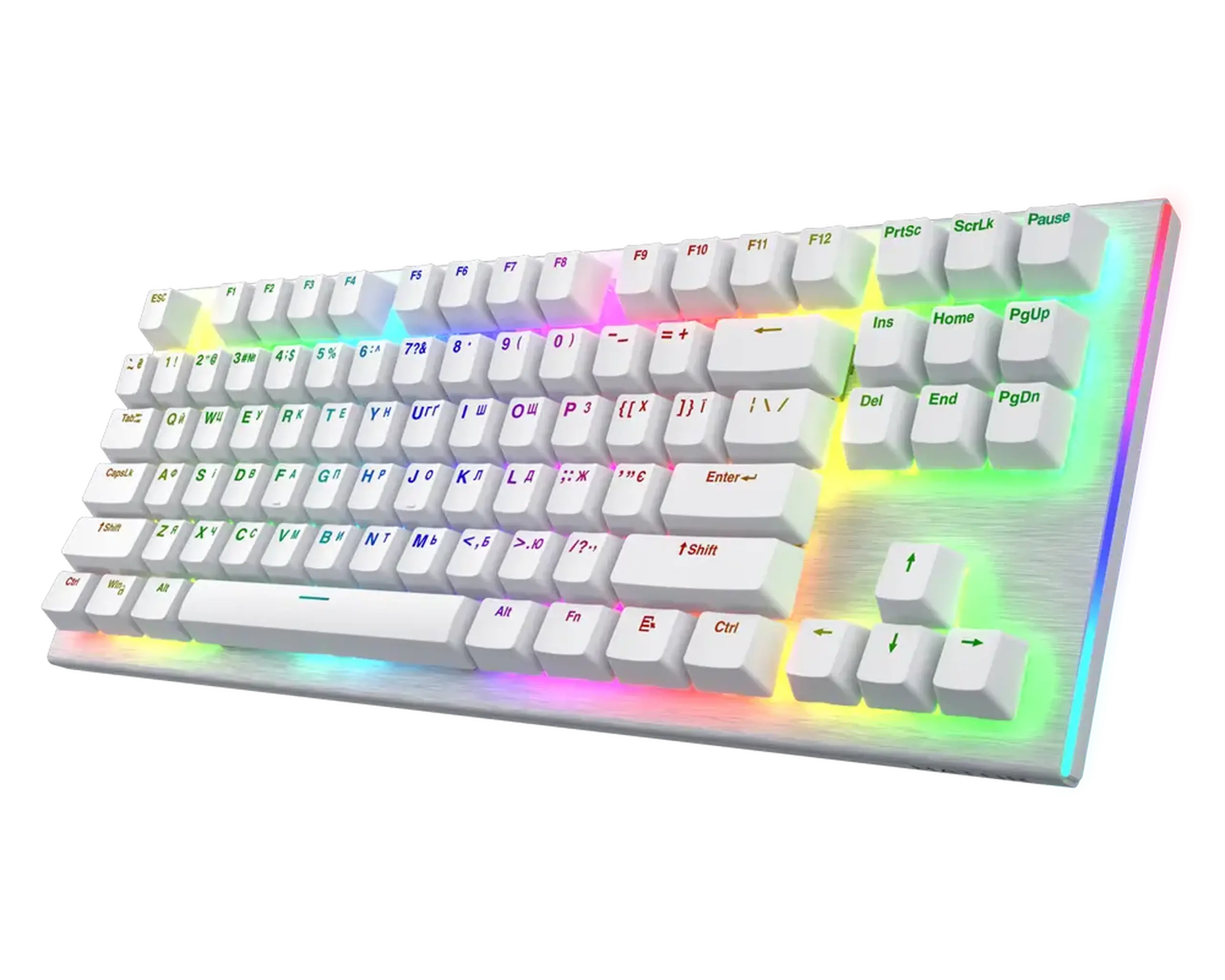 Tastatură HATOR Gravity X TKL, Cu fir, Alb