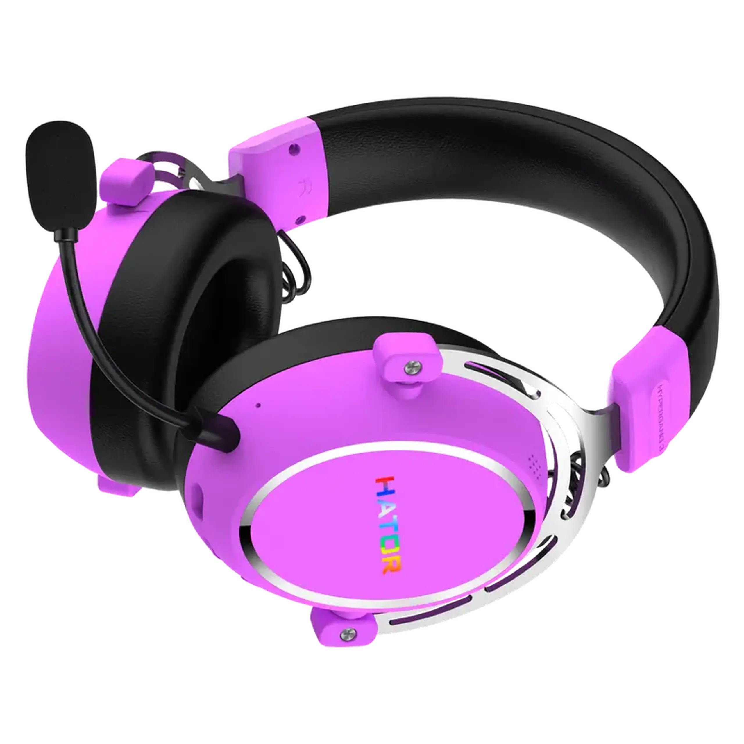 Căști gaming HATOR Hypergang 3, Fără fir, Cyber Violet