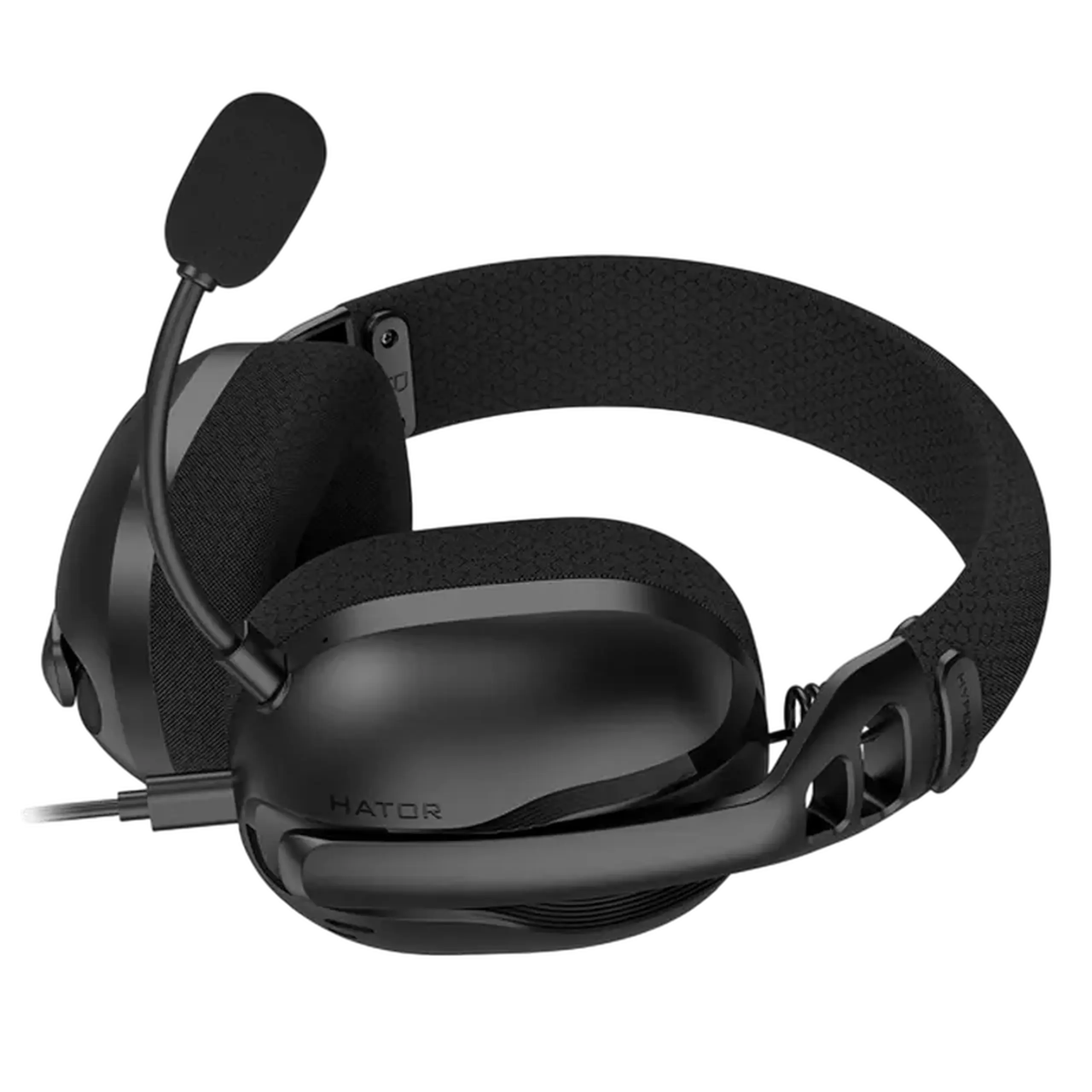Căști gaming HATOR Hyperpunk 3 USB, Cu fir, Negru