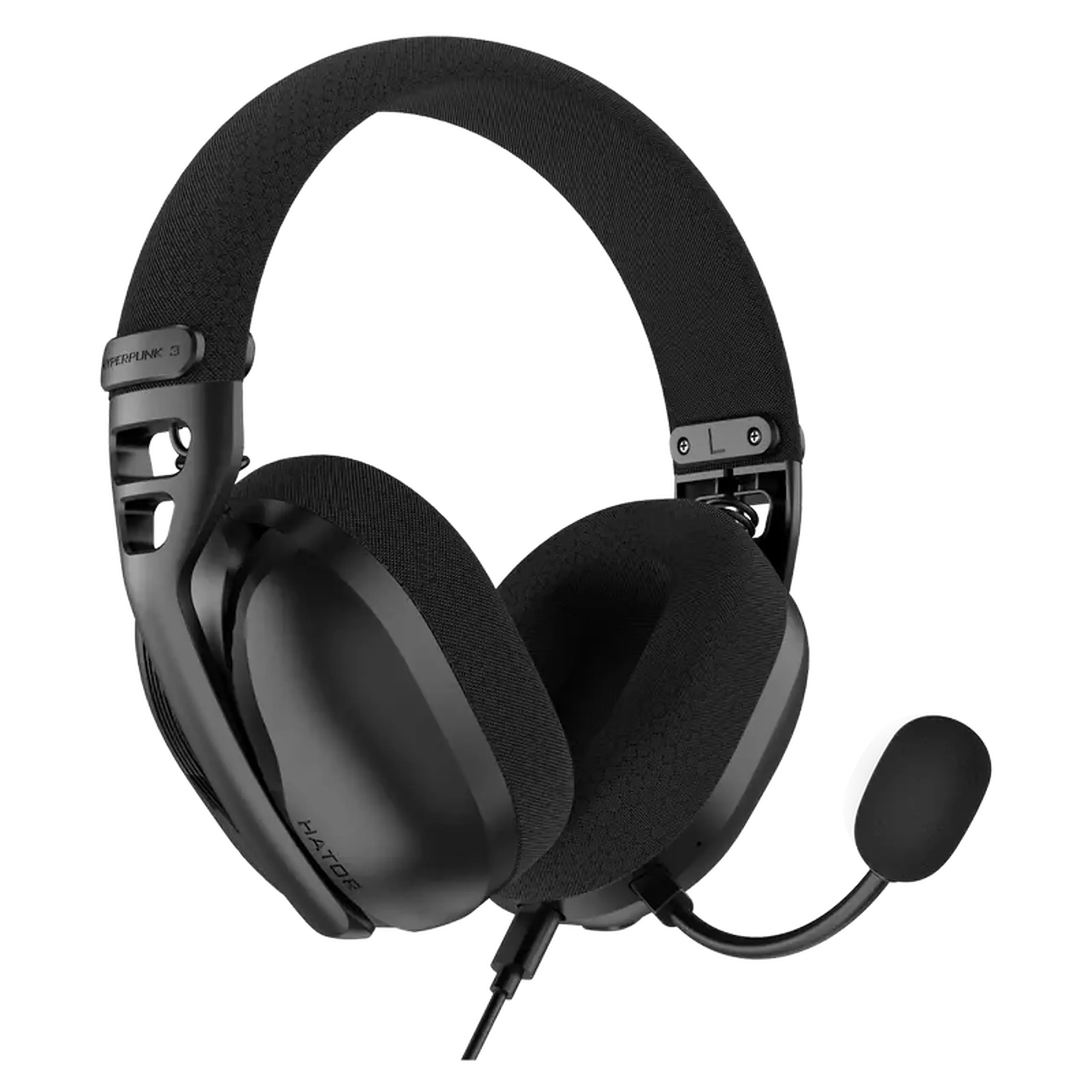 Căști gaming HATOR Hyperpunk 3 USB, Cu fir, Negru