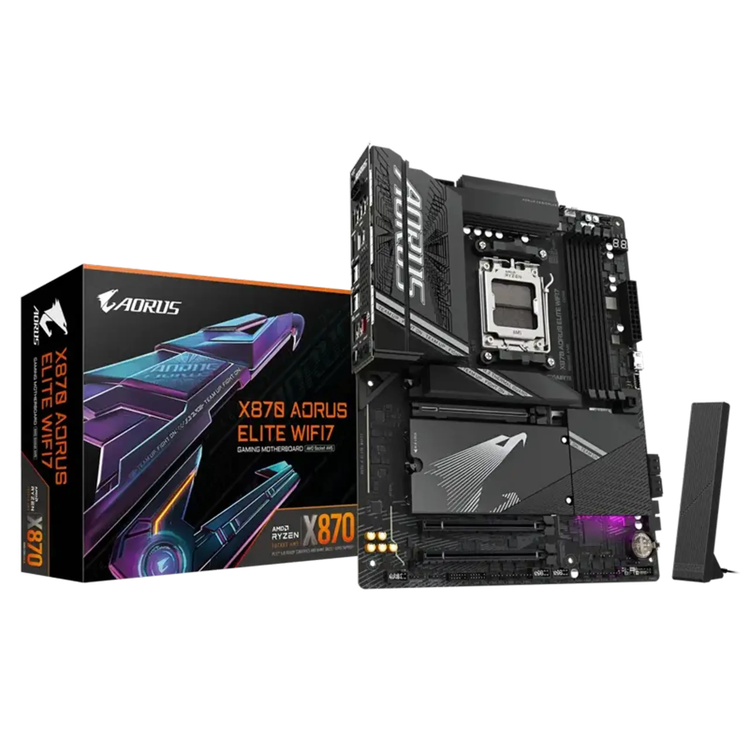 Placă de bază Gigabyte X870 A ELITE WIFI7, AM5, AMD X870, ATX