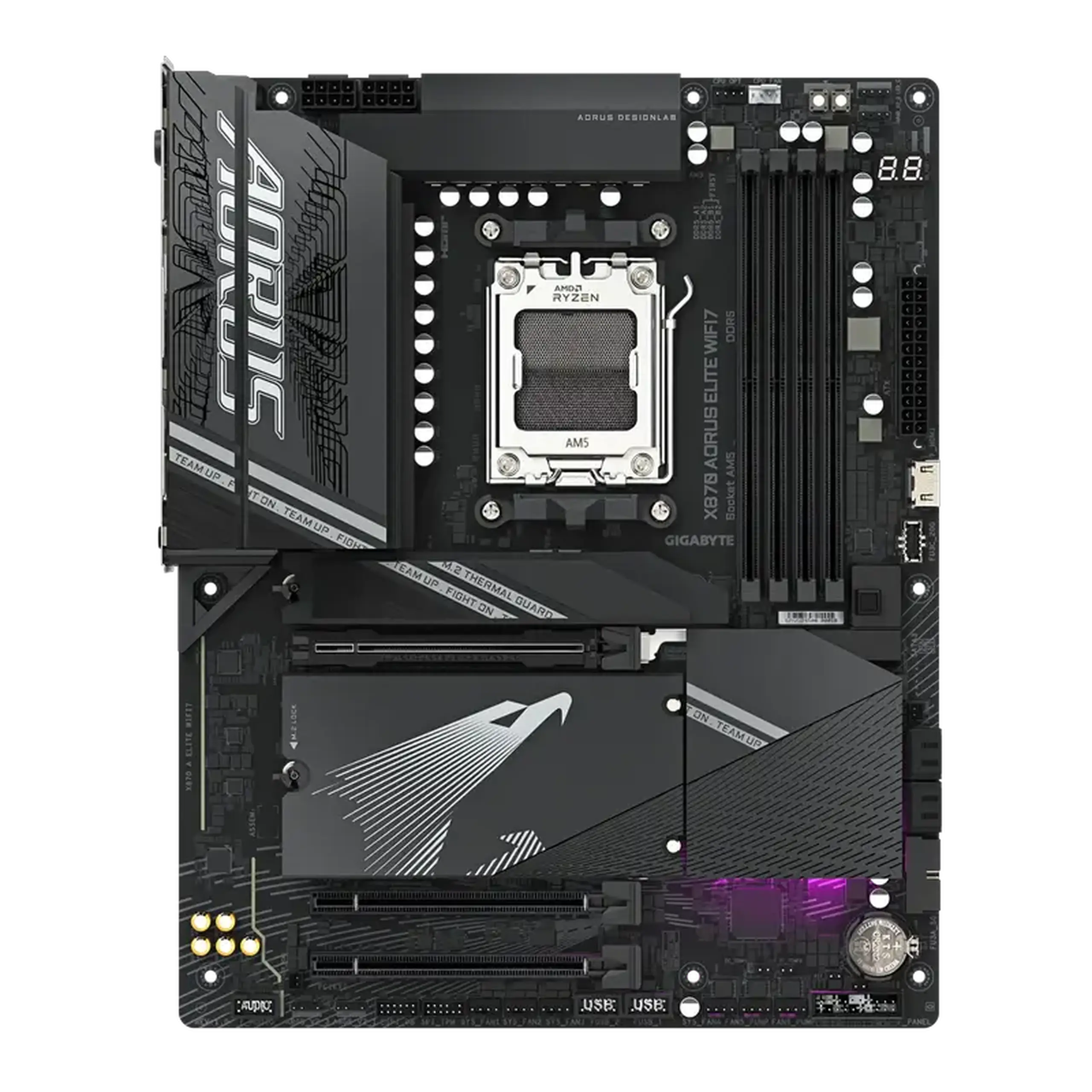 Placă de bază Gigabyte X870 A ELITE WIFI7, AM5, AMD X870, ATX