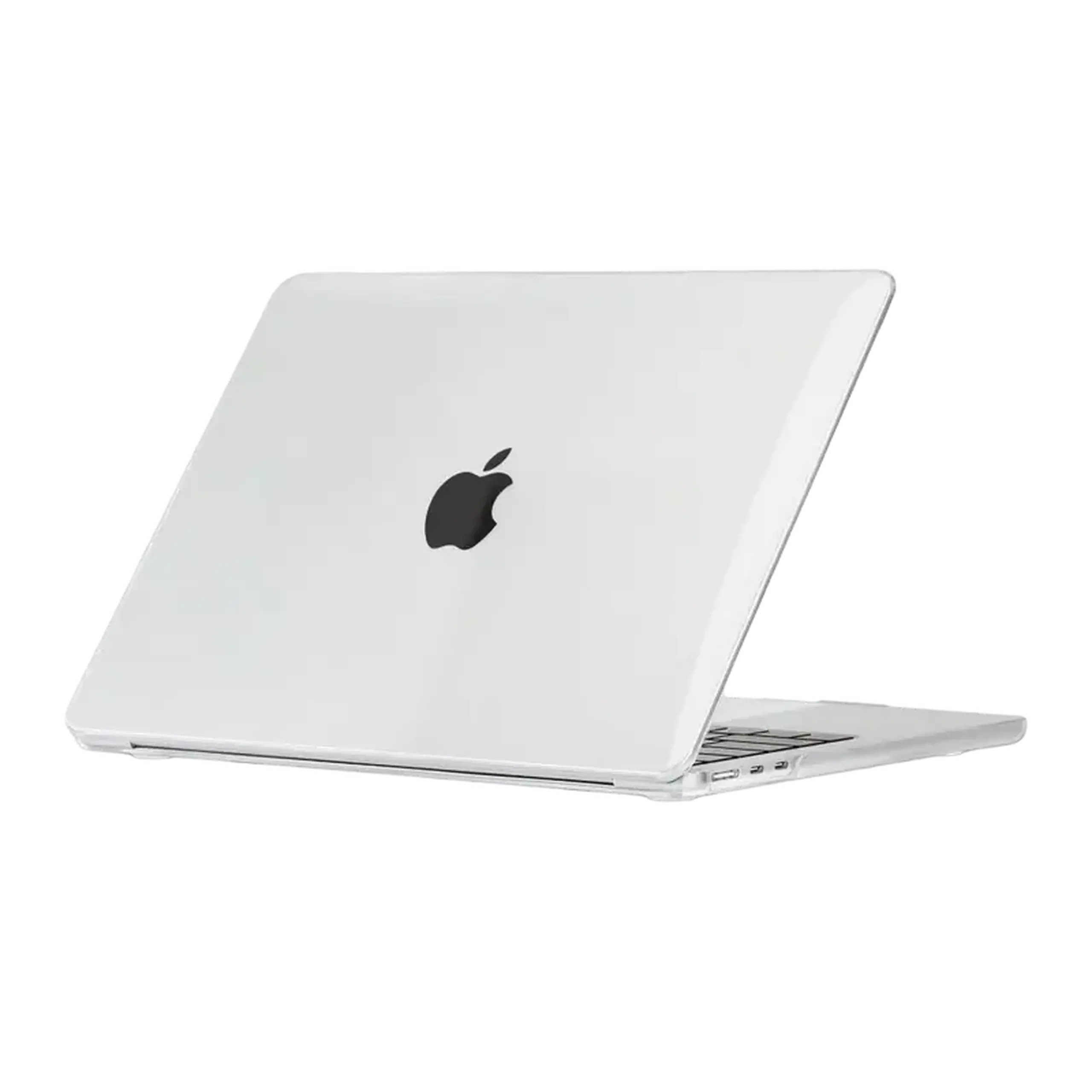 Husă pentru laptop Tech Protect Smartshell Macbook Air 13 (2022), 13.6", Policarbonat, Crystal Clear