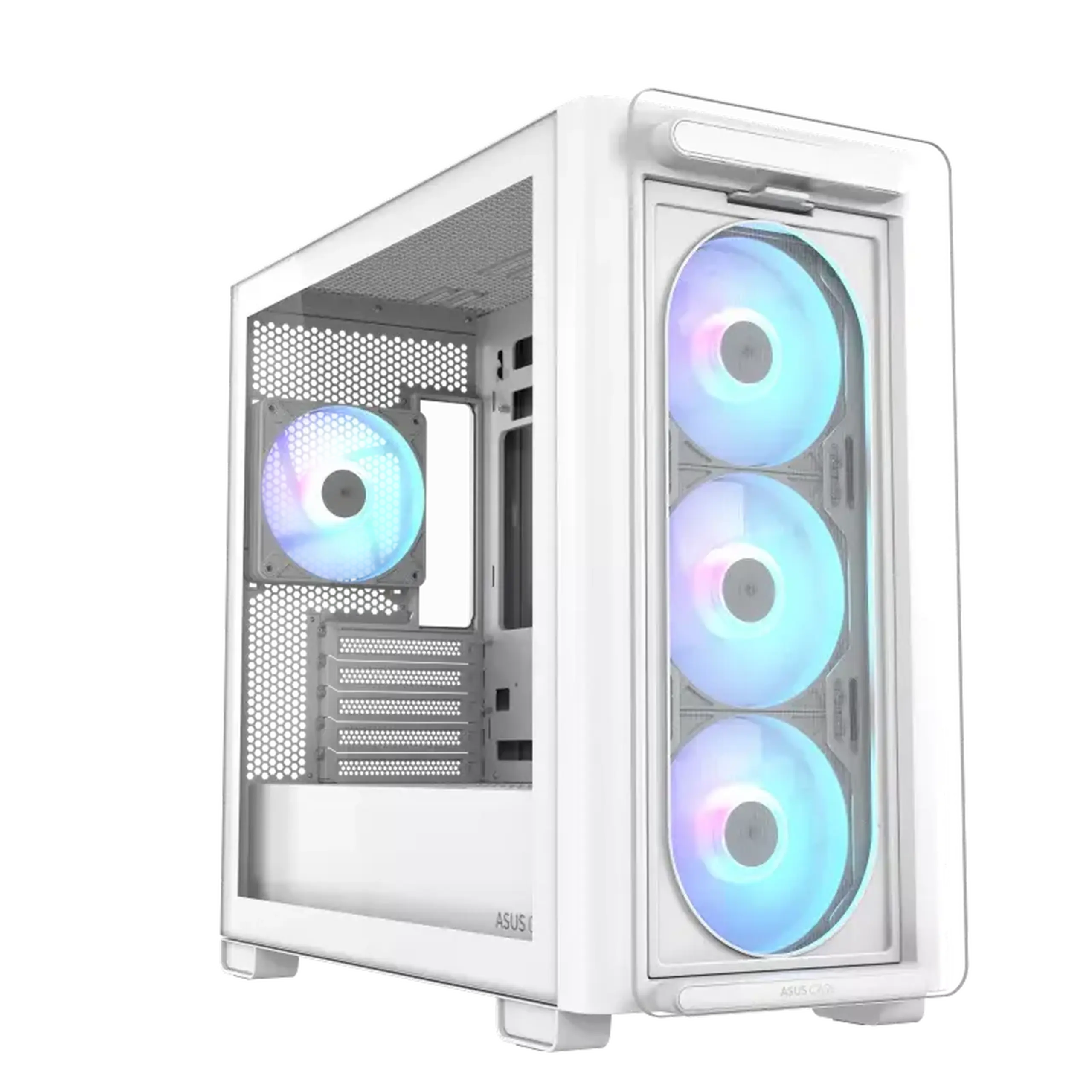 Carcasă PC ASUS A23 PLUS TG ARGB, Mini-Tower, Alb