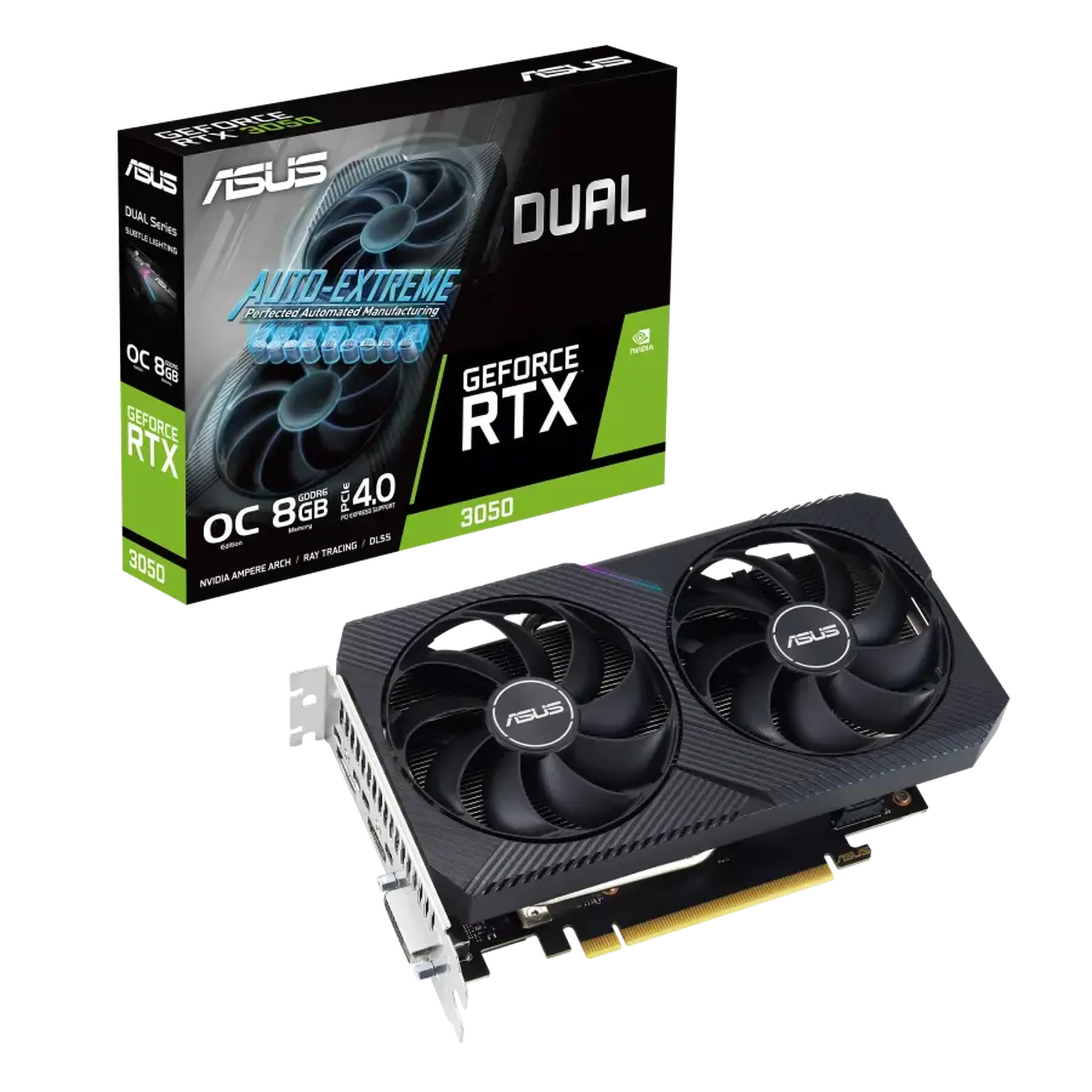 Placă Video ASUS DUAL-RTX3050-O8G-V2, 8GB GDDR6 128bit