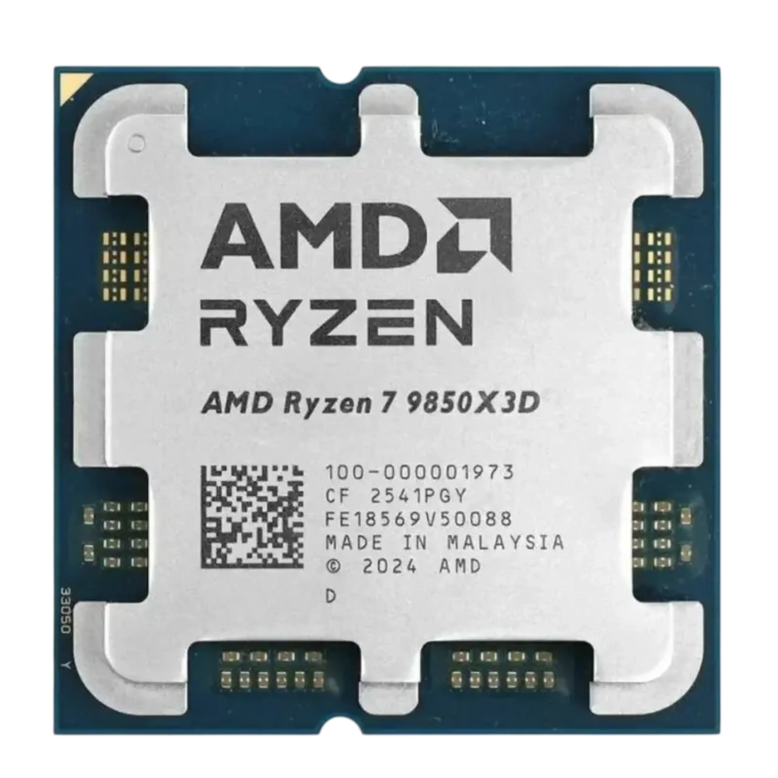 CPU AMD Ryzen 7 9850X3D (4.7 - 5.6GHz, 8C/16T, L2 8MB, L3 96MB, 5nm, 120W), Socket AM5, Tray