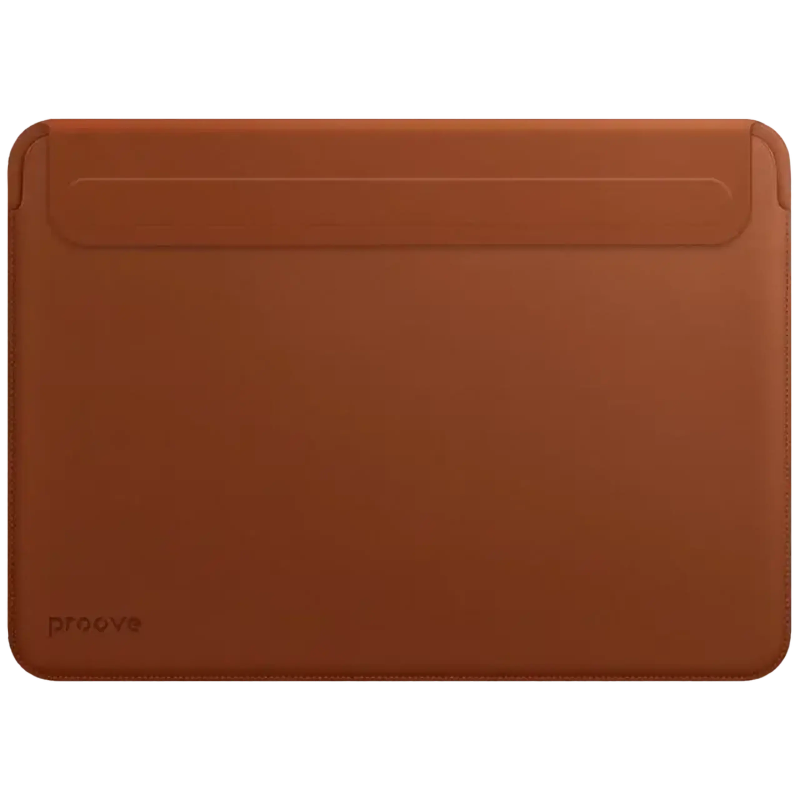 Husă pentru laptop Proove Leather Sleeve pentru MacBook, 16.2", Cafeniu