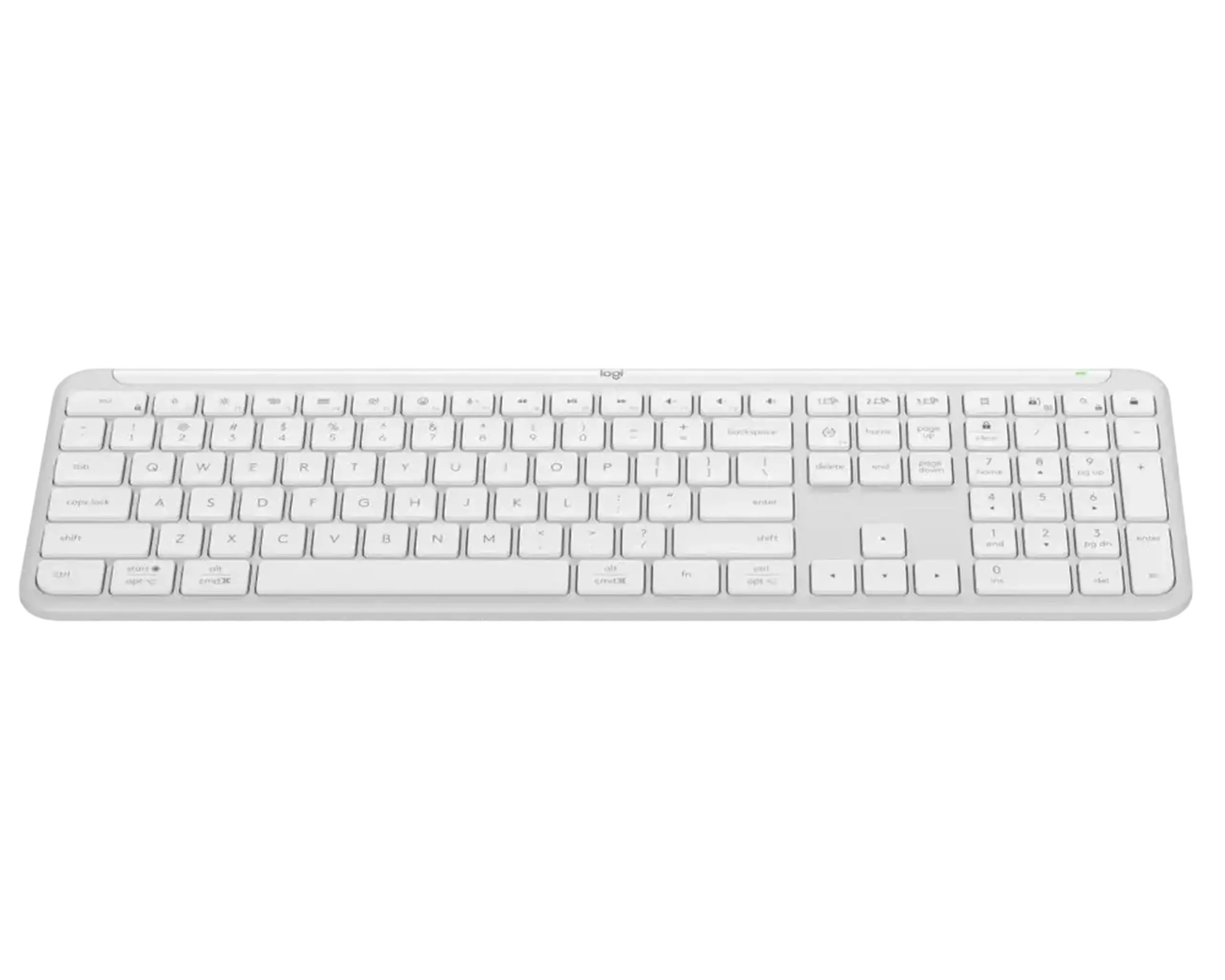 Tastatură Logitech K950, Fără fir, Alb