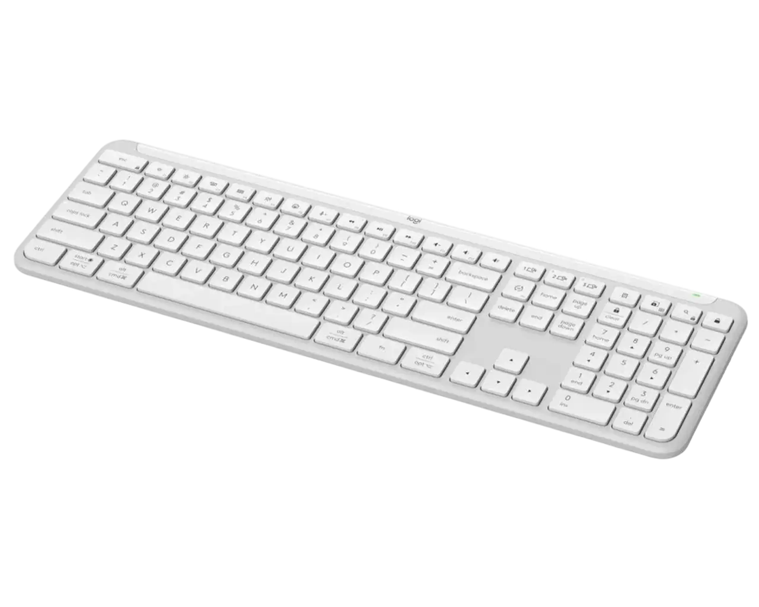Tastatură Logitech K950, Fără fir, Alb