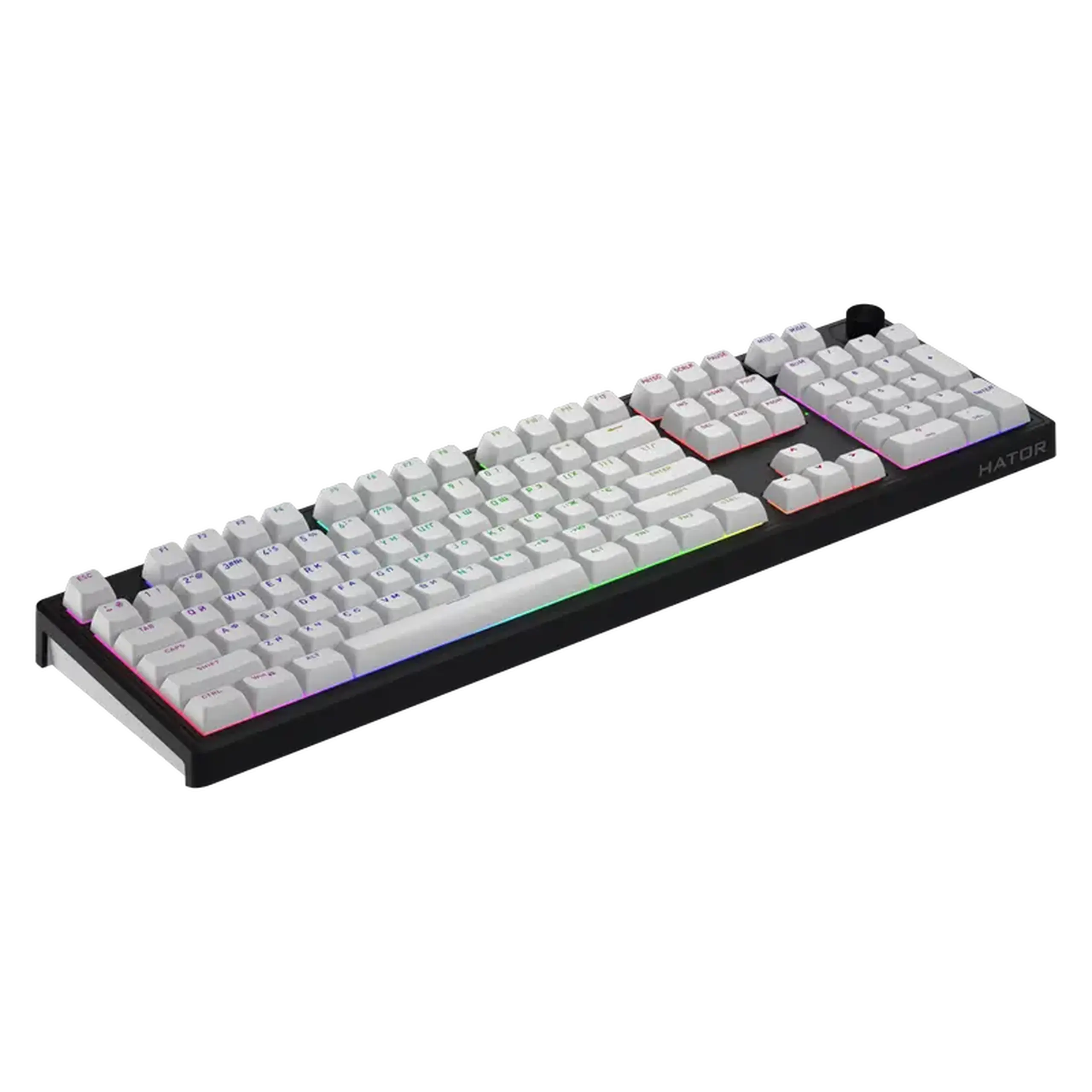 Tastatură pentru jocuri HATOR Skyfall 100 Wireless (HTK3100) Negru - Alb