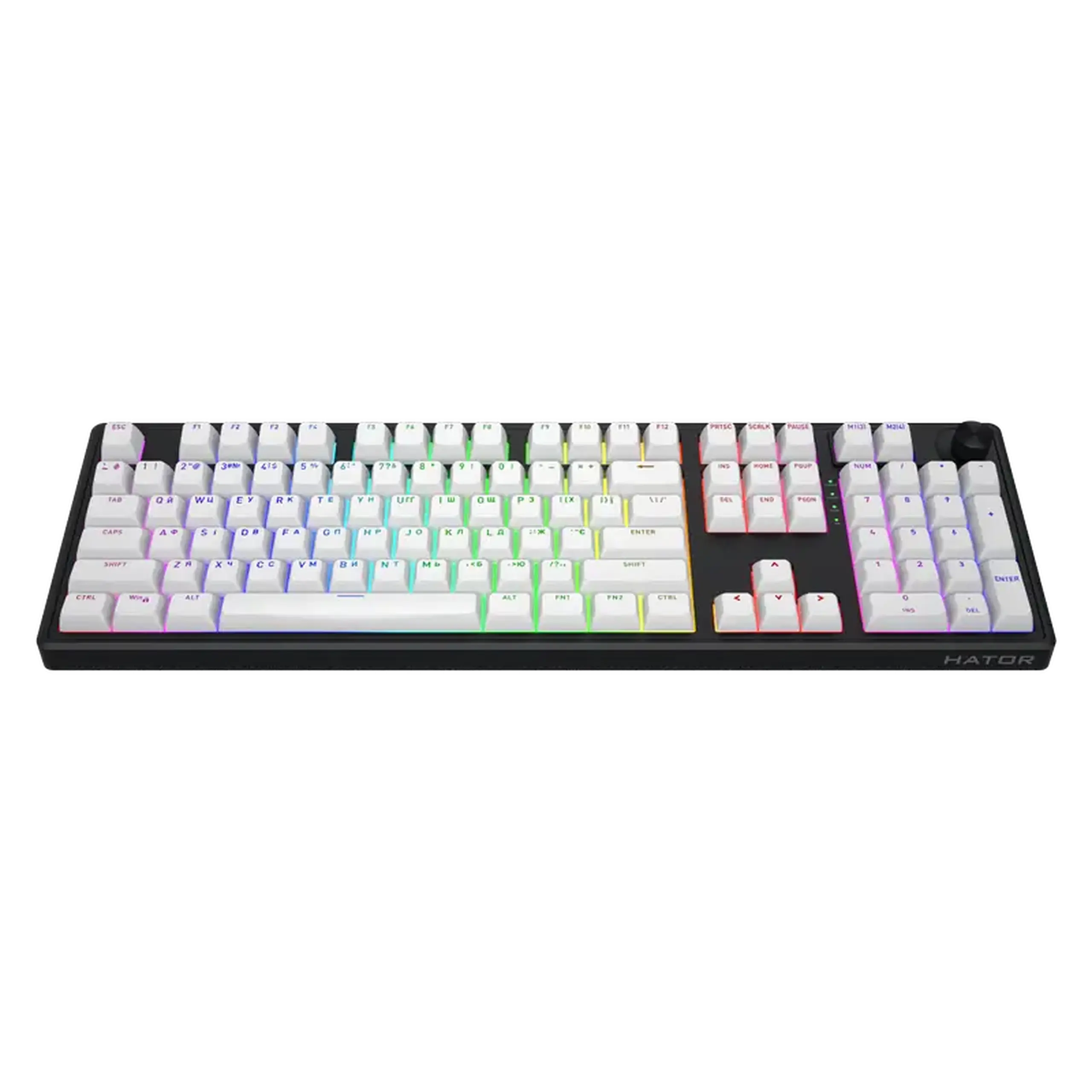 Tastatură pentru jocuri HATOR Skyfall 100 Wireless (HTK3100) Negru - Alb