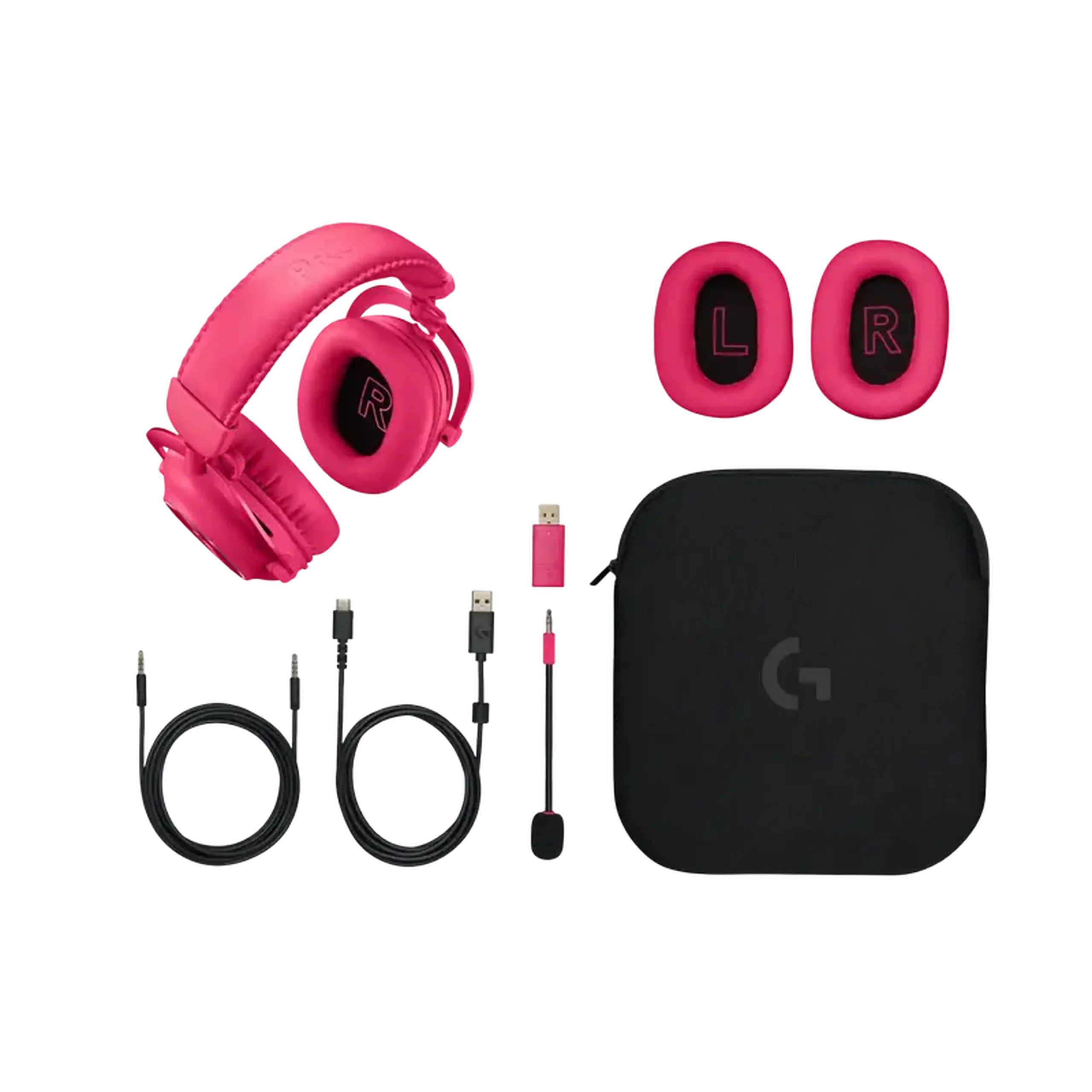 Căști fără fir pentru jocuri Logitech G Pro X 2, driver de 50 mm, magnet de neodim, 20 - 20 kHz, 38 Ohm, 87,8 dB