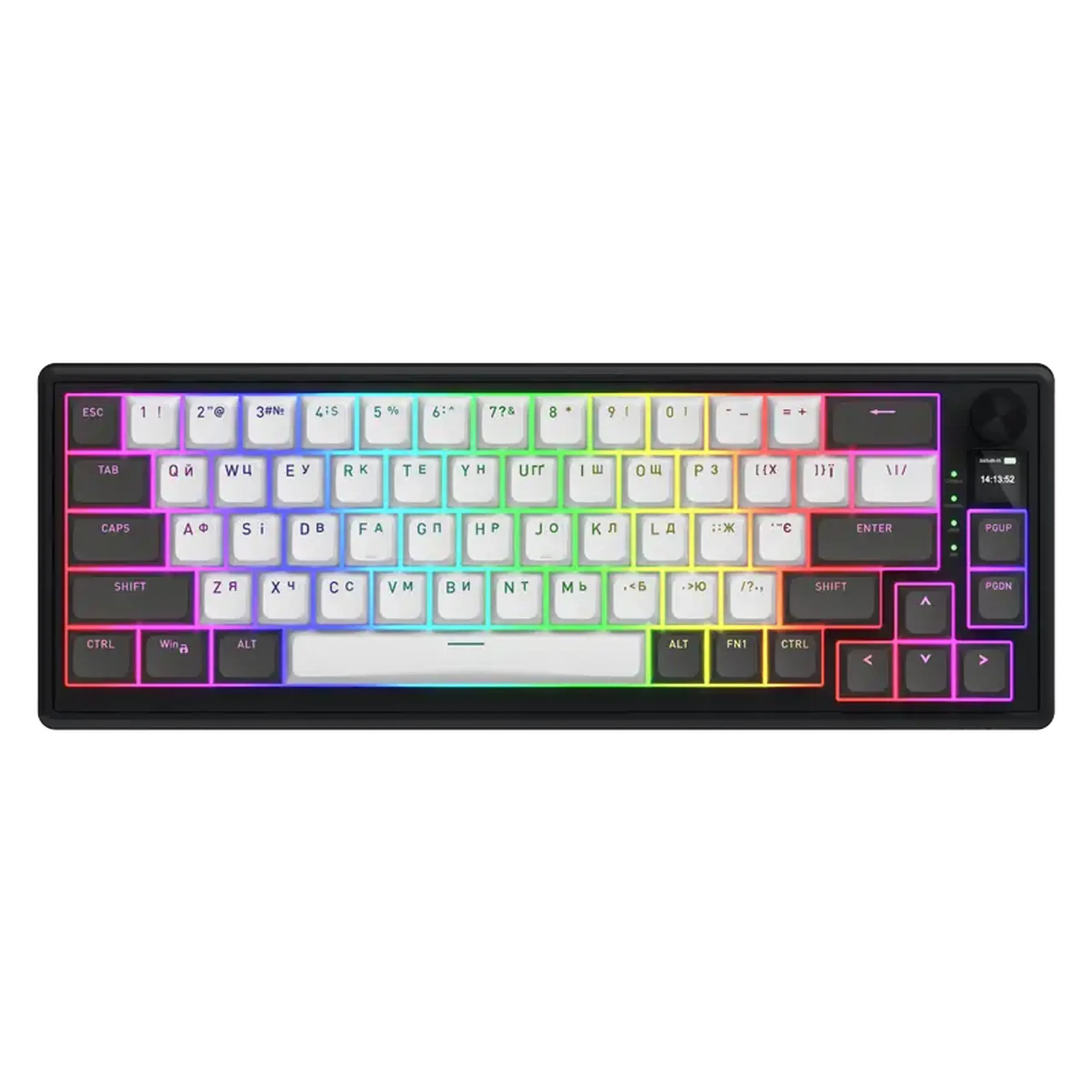 Tastatură HATOR Skyfall 65 PRO, Cu fir / Fără fir, Negru