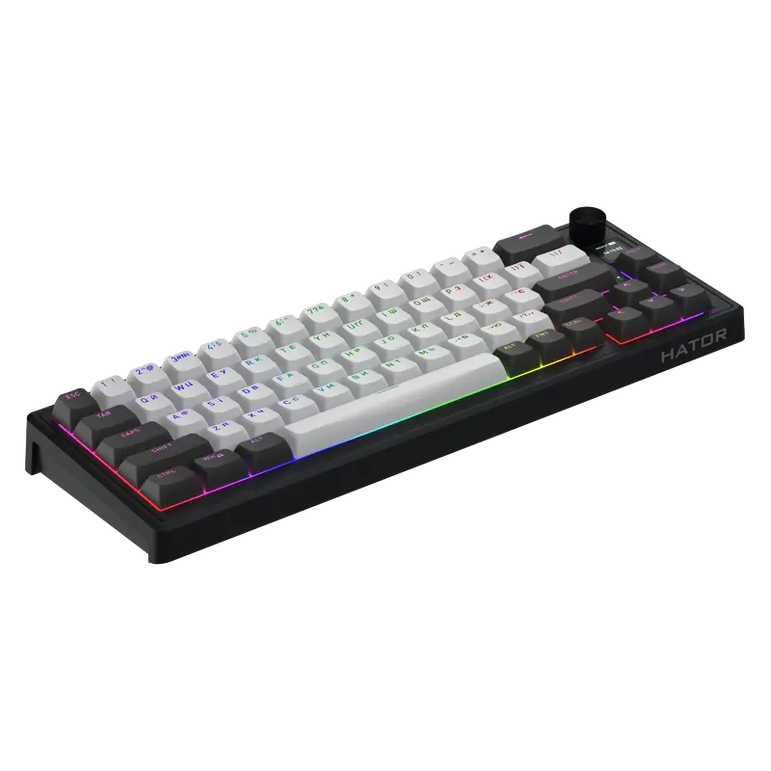 Tastatură HATOR Skyfall 65 PRO, Cu fir / Fără fir, Negru