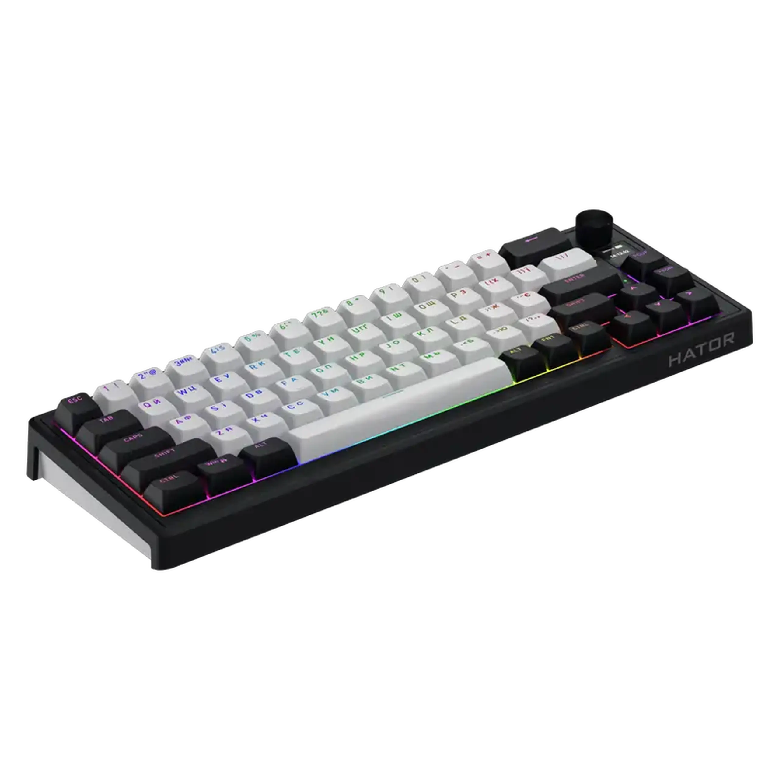 Tastatură HATOR Skyfall 65 MAG ULTIMA 8K, Cu fir / Fără fir, Negru