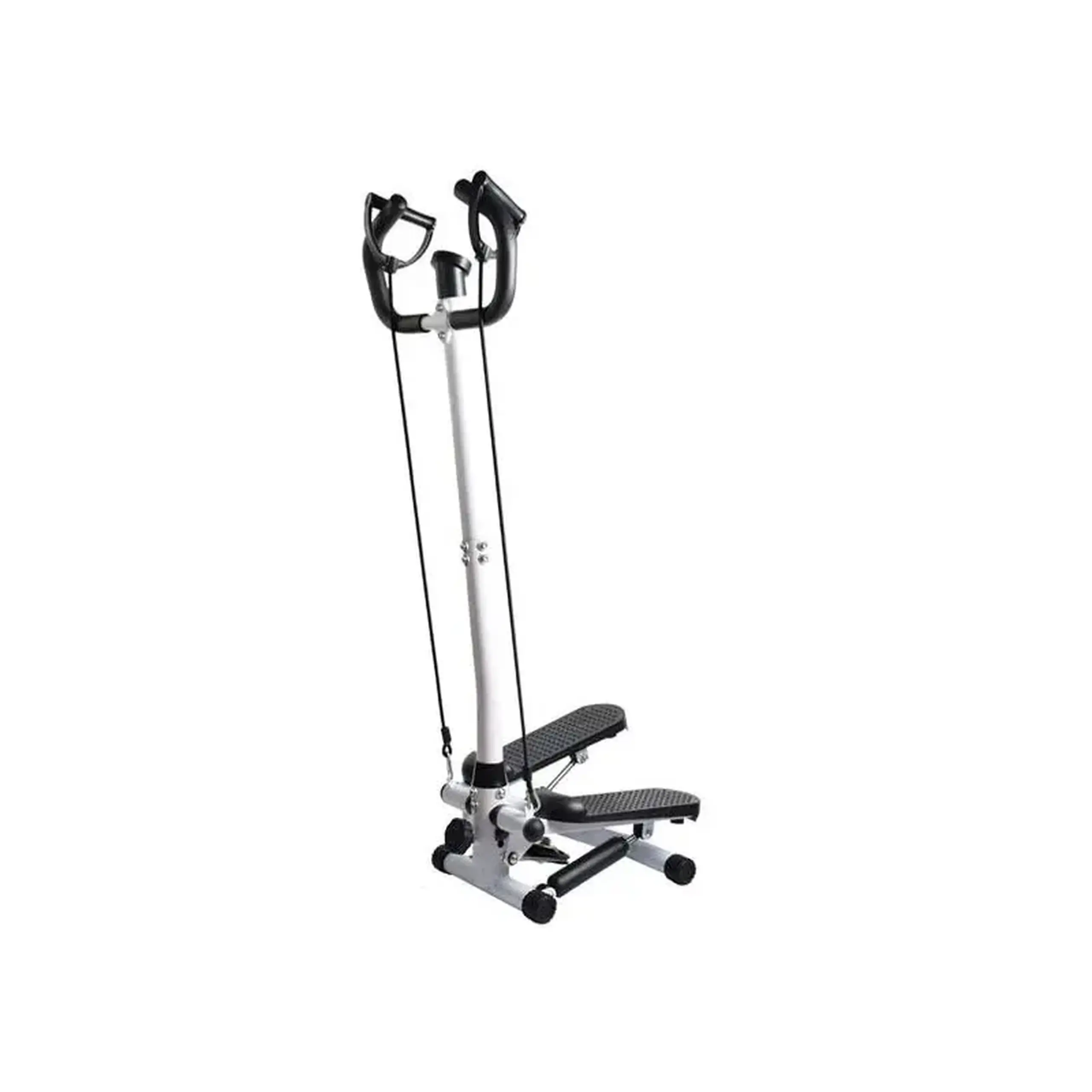 Stepper cu maner FitTronic® S160M, afisaj, corzi elastice pentru antrenamentul bratelor
