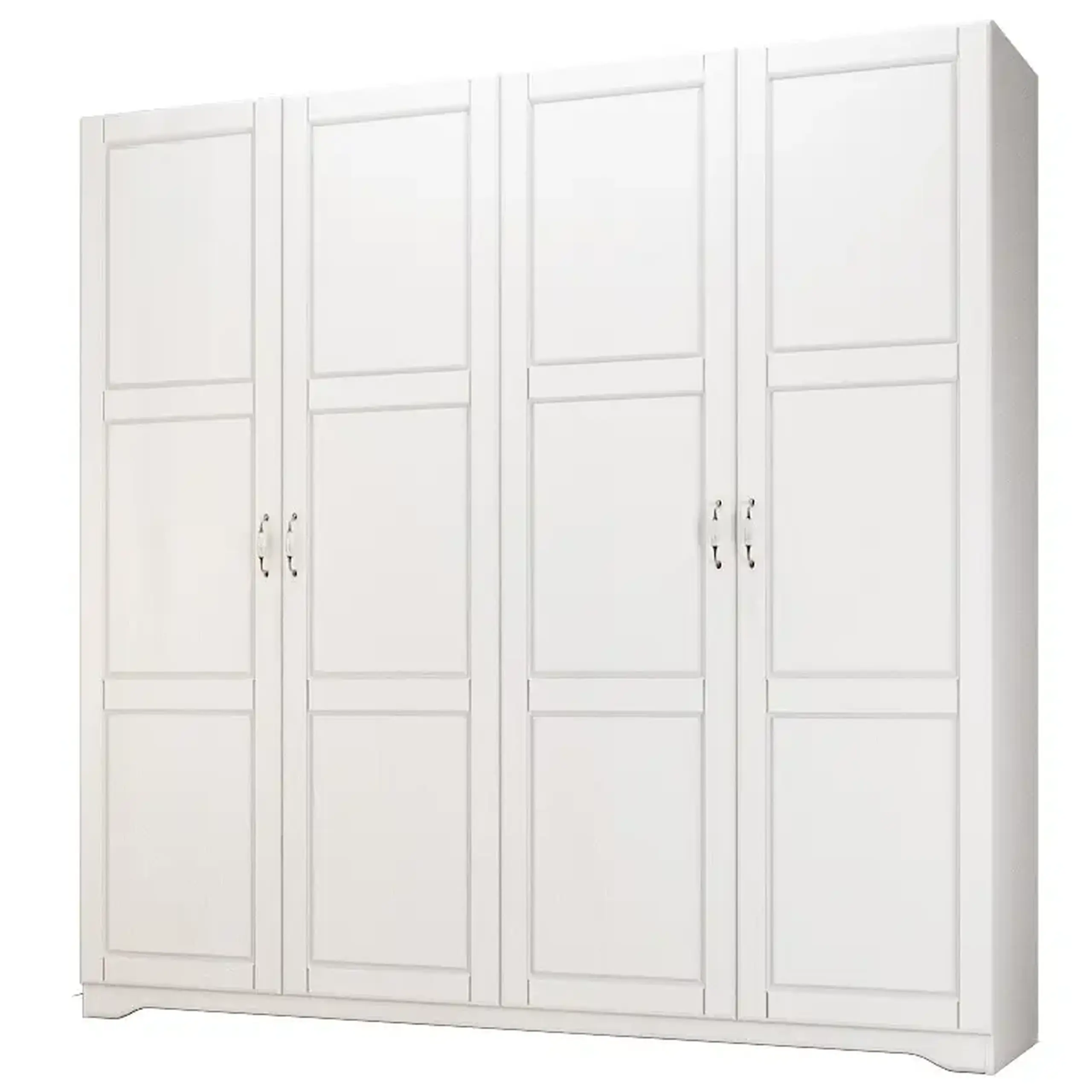 Dulap/Dressing Hoff Romance 203x54,5x205,5 cm, 4 usi, MDF, Alb