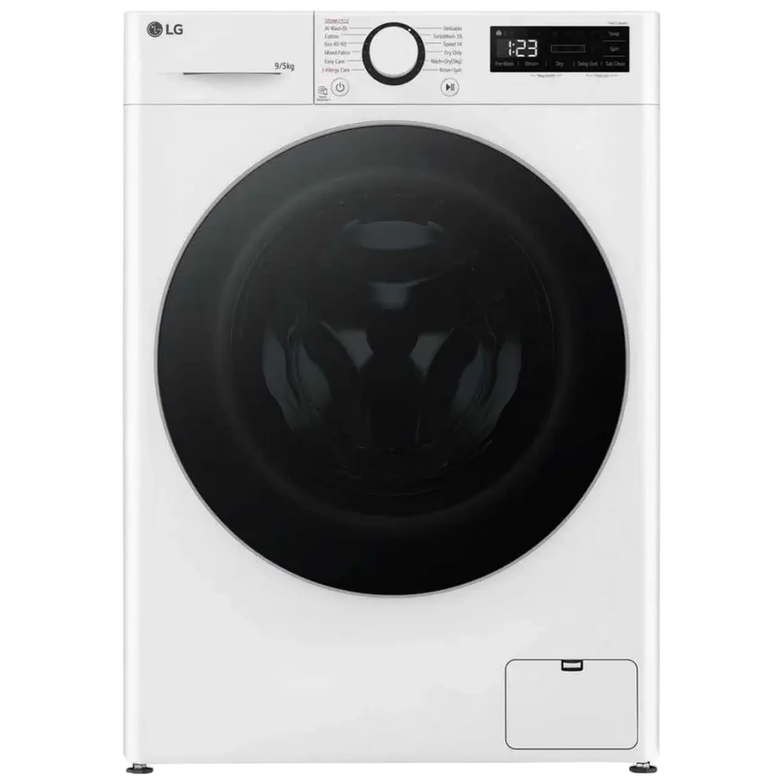 Mașină de spălat cu uscător LG F2DR509S1W, 9kg, Alb
