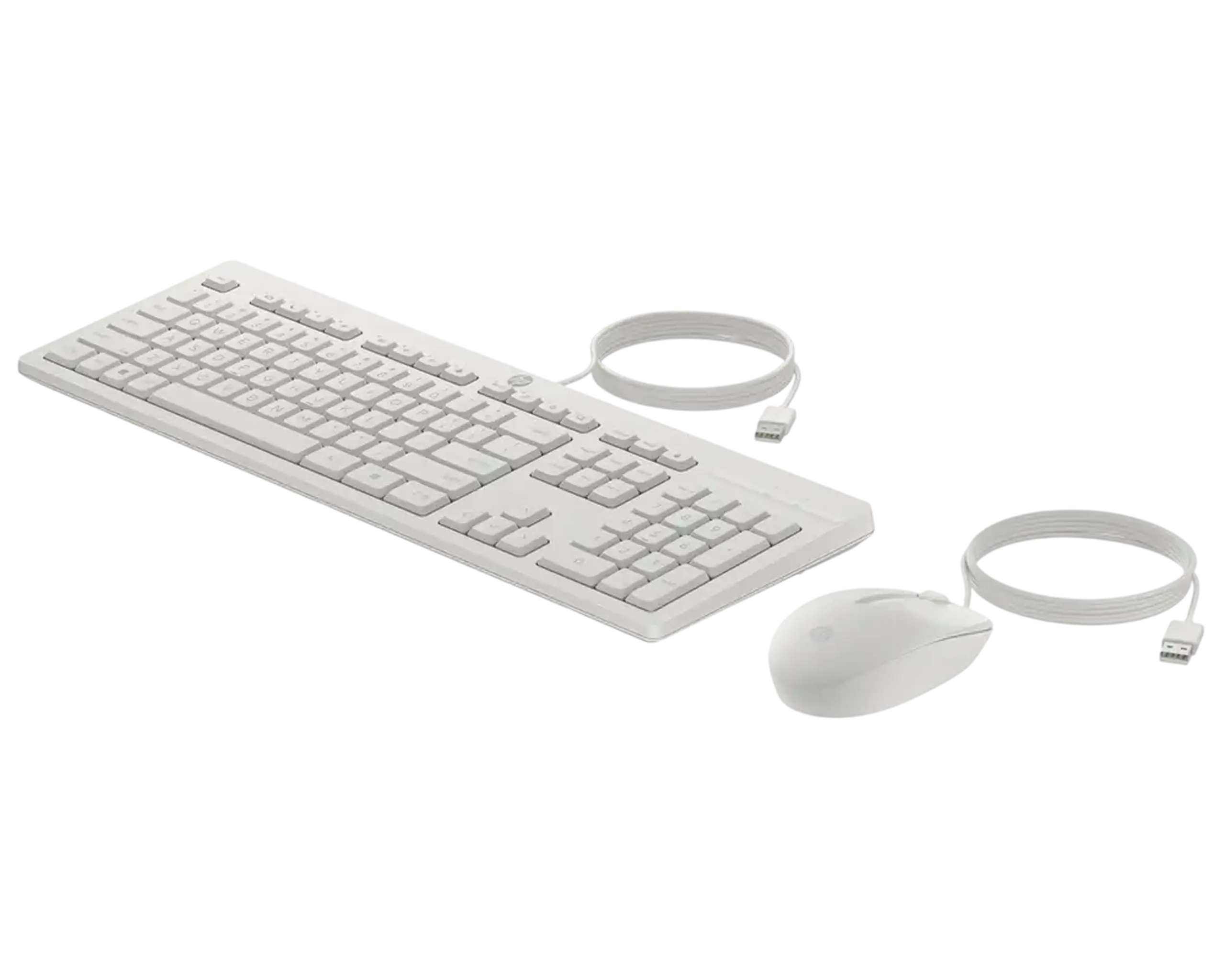 Set Tastatură + Mouse HP 225 G2, Cu fir, Alb