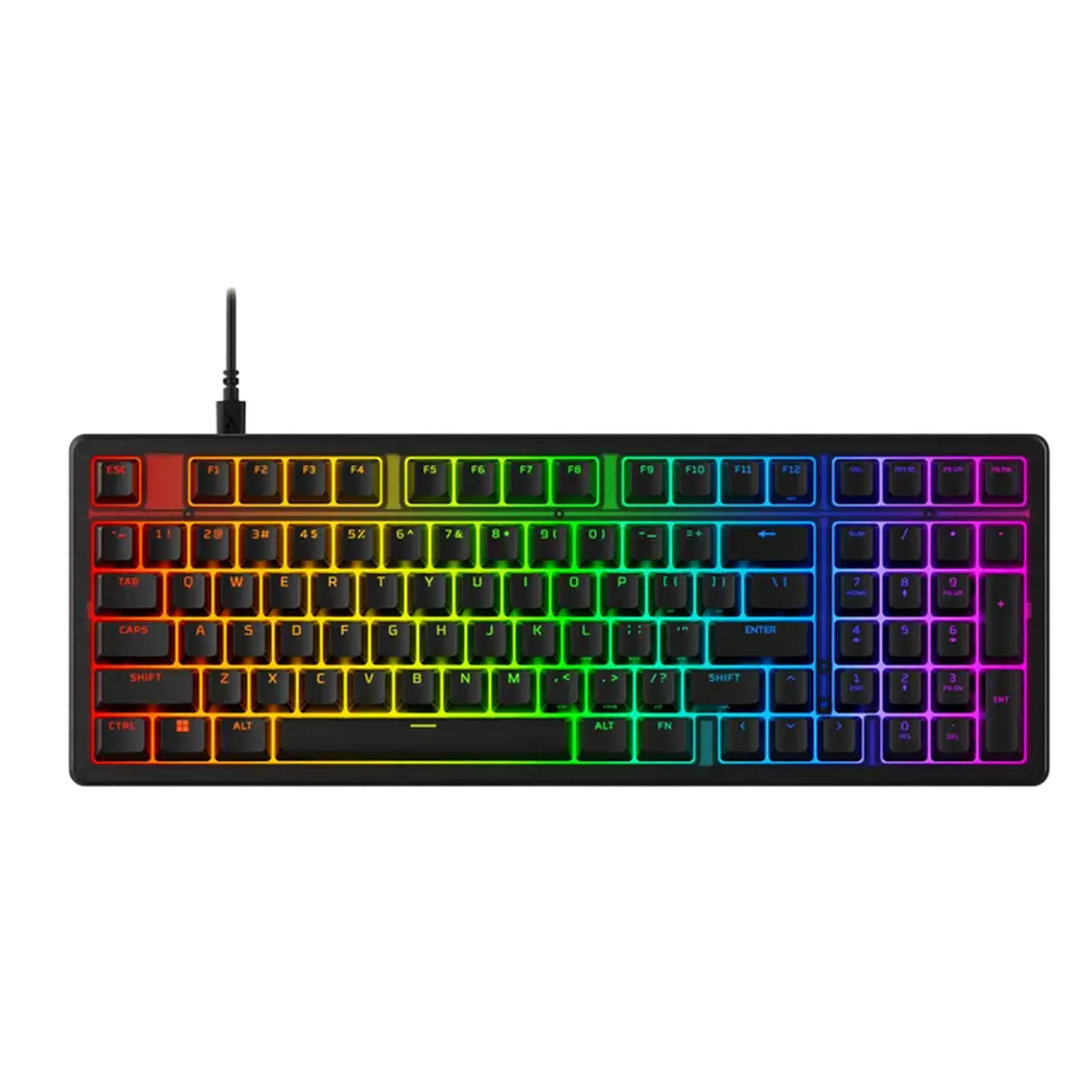 Tastatură HyperX Origins 2 1800, Cu fir, Negru