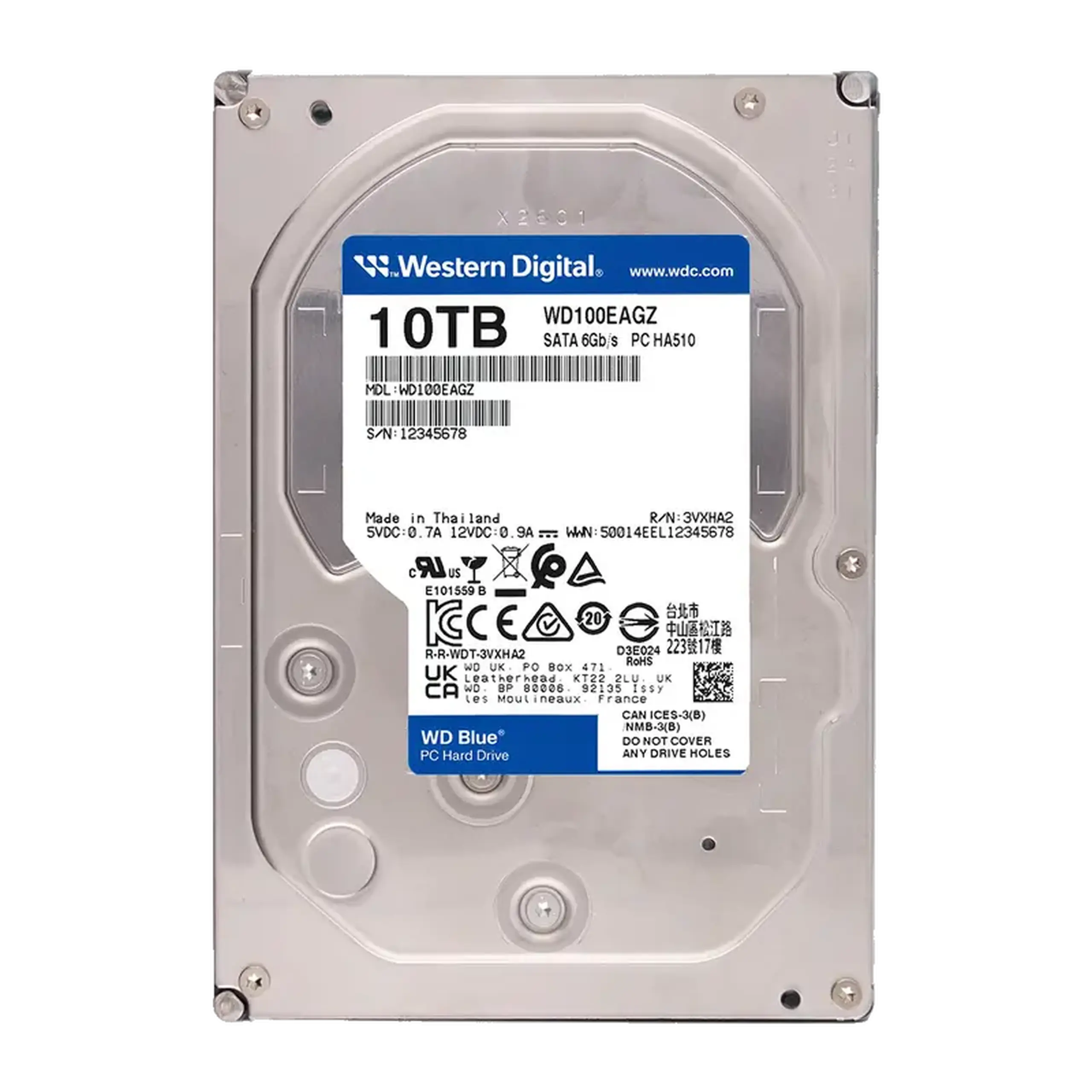 Unitate HDD Western Digital WD Blue, 3.5", 10 TB <WD100EAGZ>