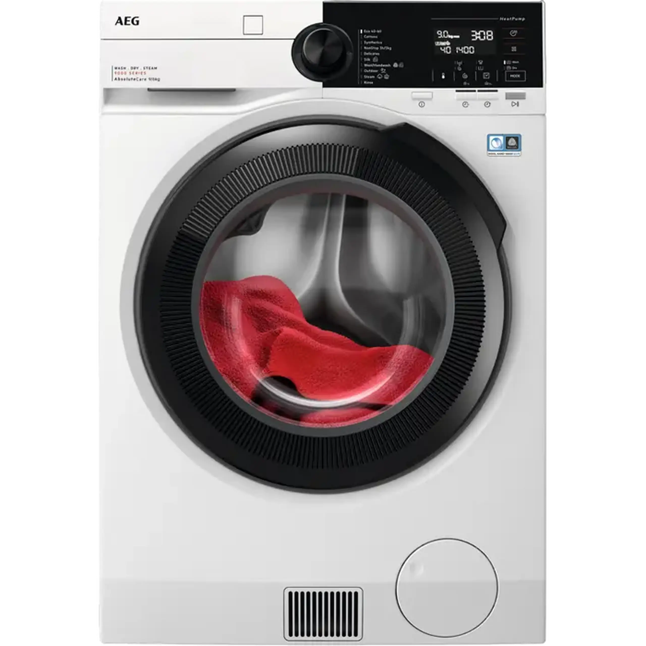 Mașină de spălat cu uscător AEG LWR96944B, 9kg, Alb