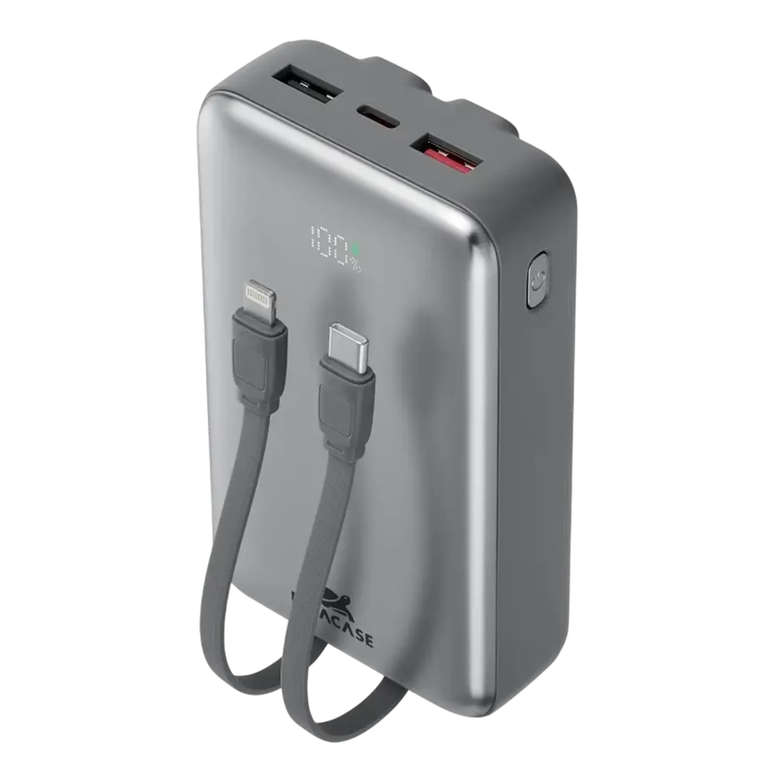 Acumulator extern Rivacase VA2612, 20000mAh, Argintiu