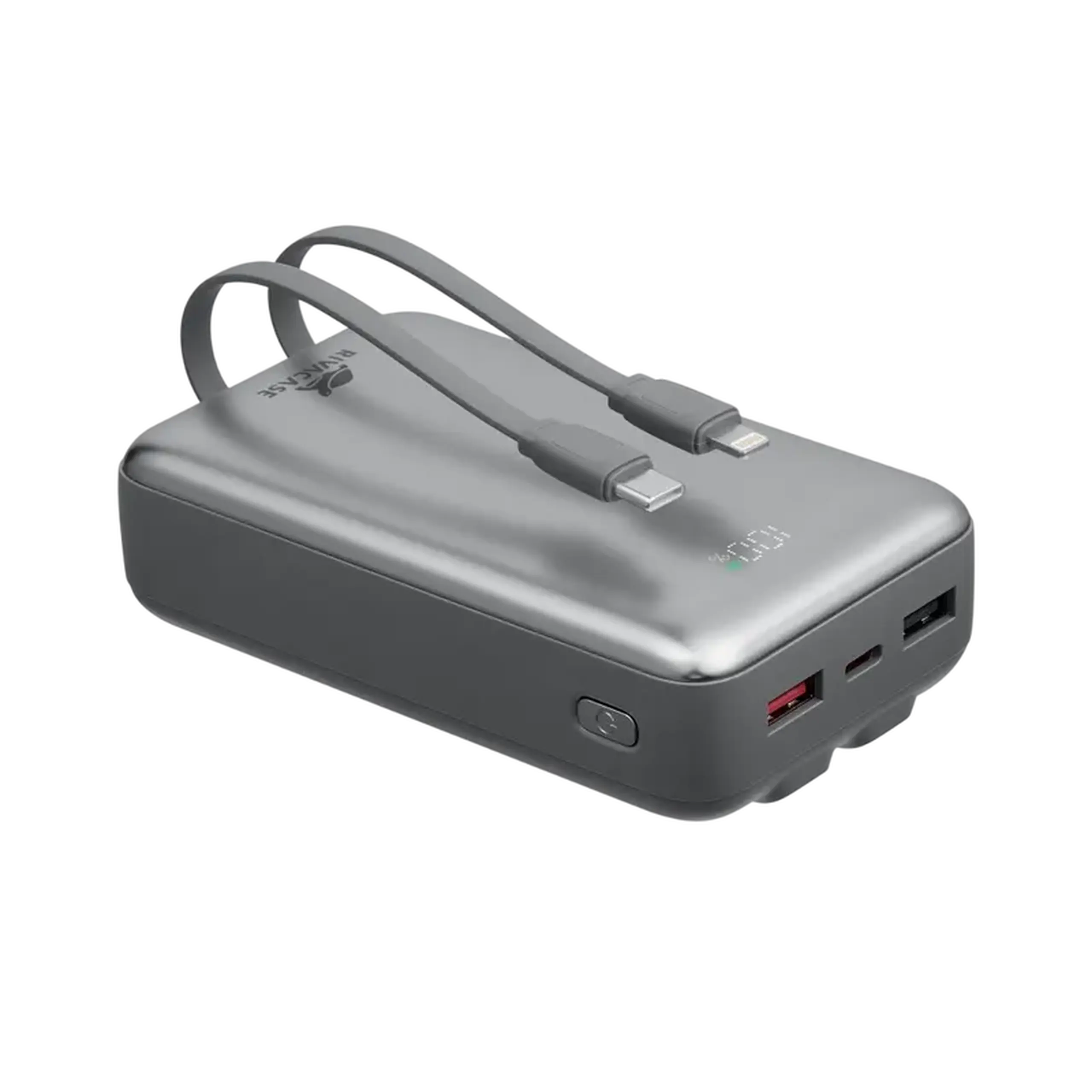 Acumulator extern Rivacase VA2612, 20000mAh, Argintiu