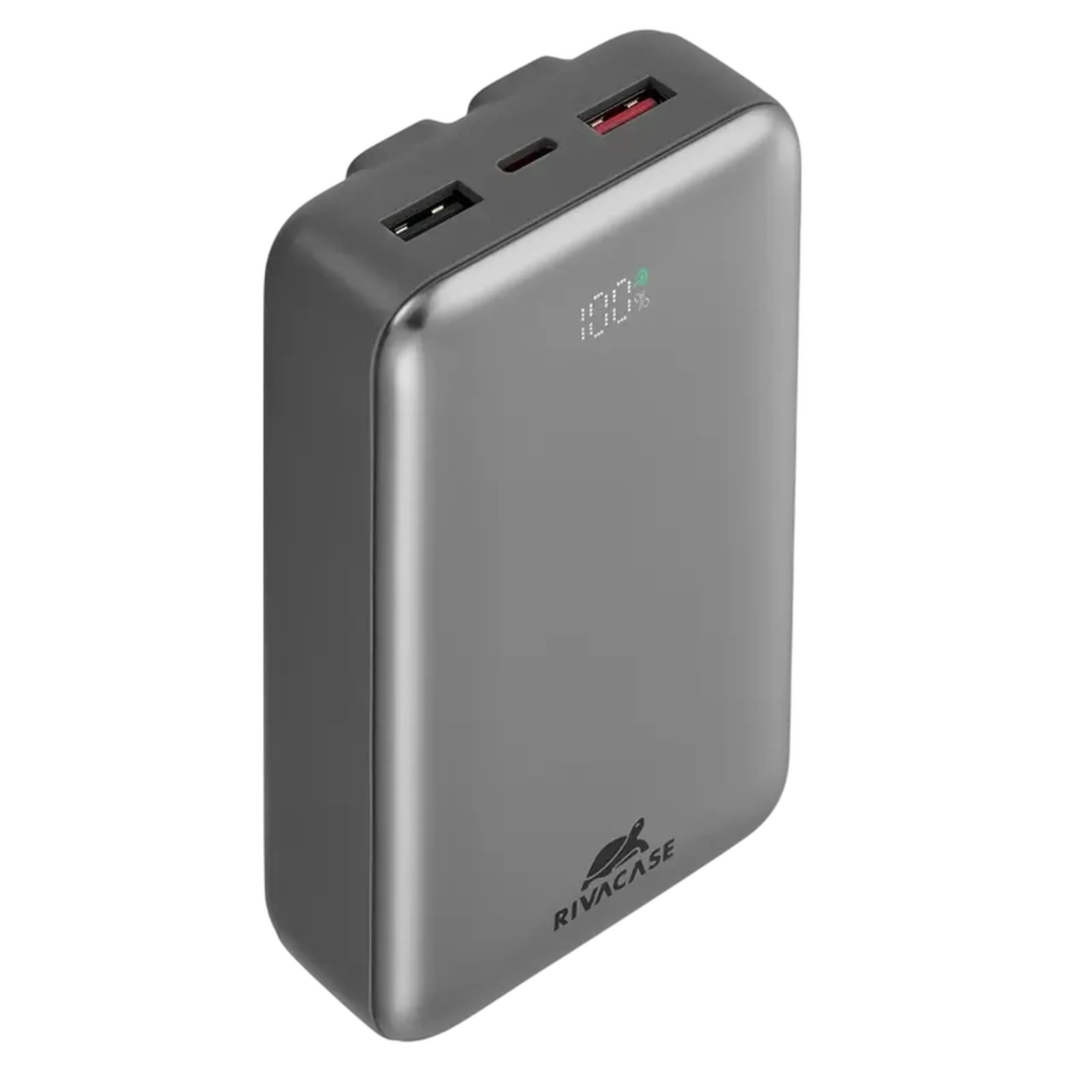 Acumulator extern Rivacase VA2612, 20000mAh, Argintiu