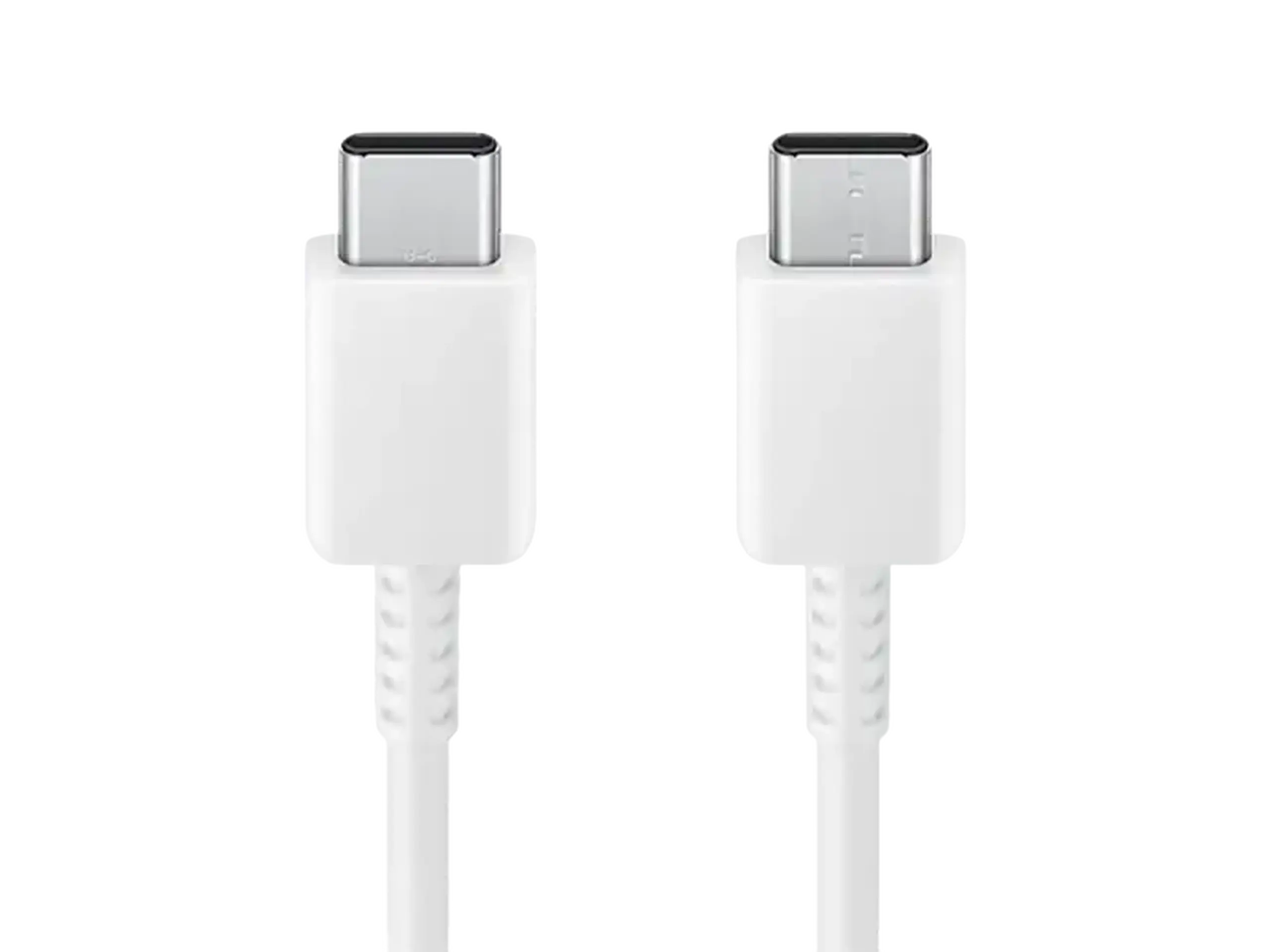 Cablu încărcare și sincronizare Samsung USB-C to USB-C Cable 5A, USB Type-C/USB Type-C, 1,8m, Alb