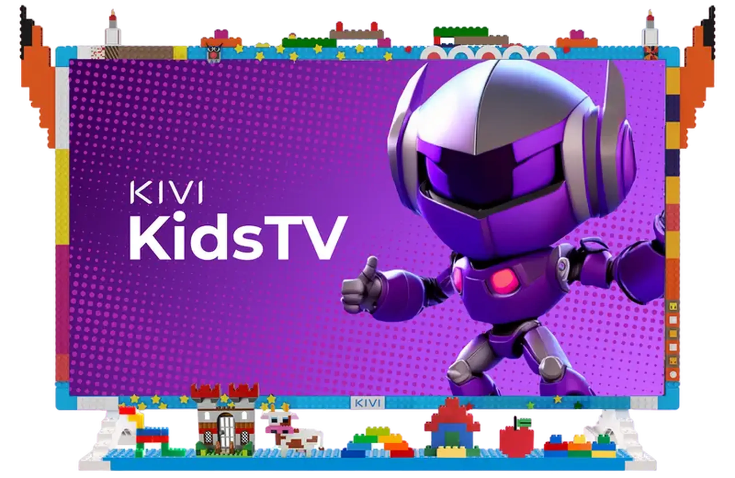 32" LED SMART TV KIVI KidsTV, 1920x1080 FHD, Android TV, Albastru