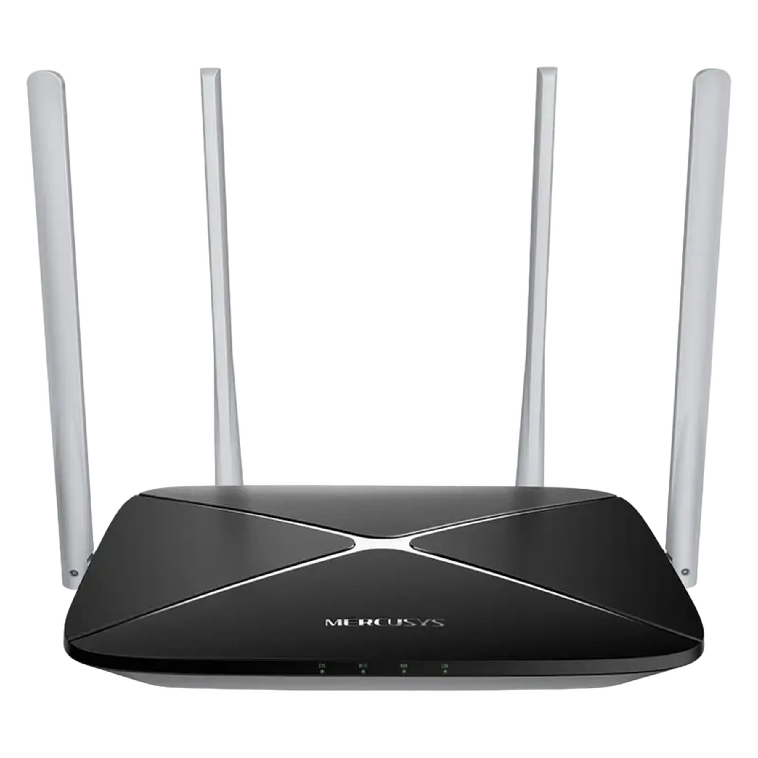 Router fără fir MERCUSYS AC12, Negru