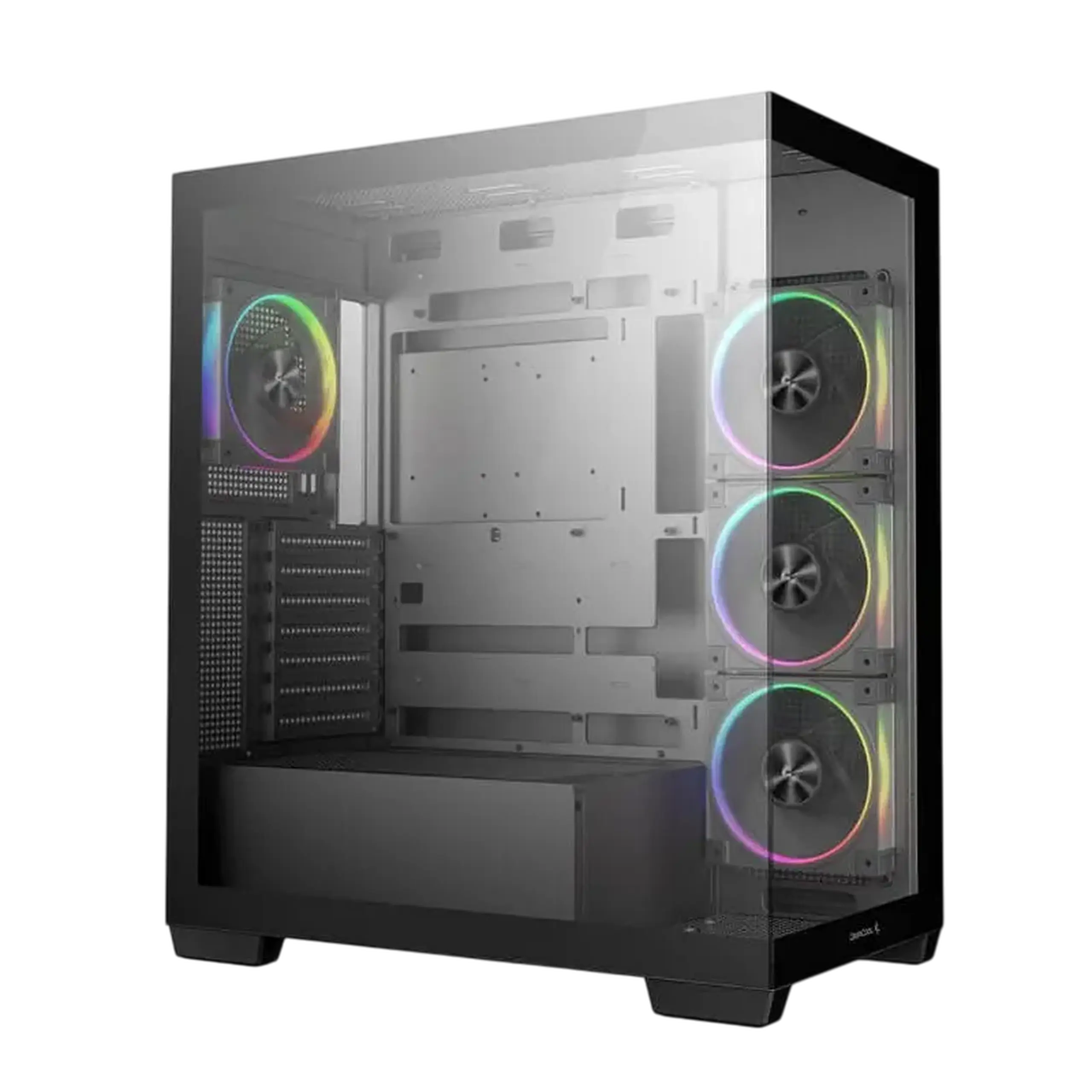 Carcasă PC Deepcool CG580 4F V2, Midi-Tower, Fără PSU, Negru